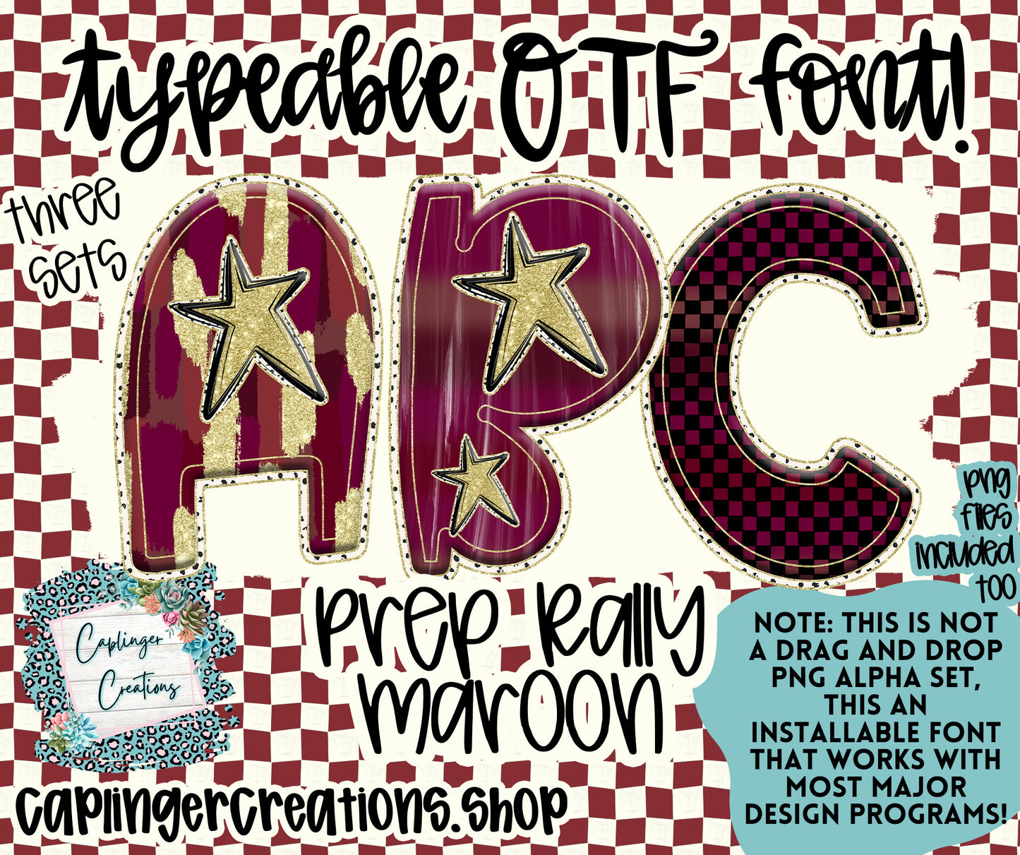 FRIDAY NIGHT LIGHTS COLLAB - Caplinger Creations and Chelsey Nicole Designs - Digital download 300DPI PNG FILE