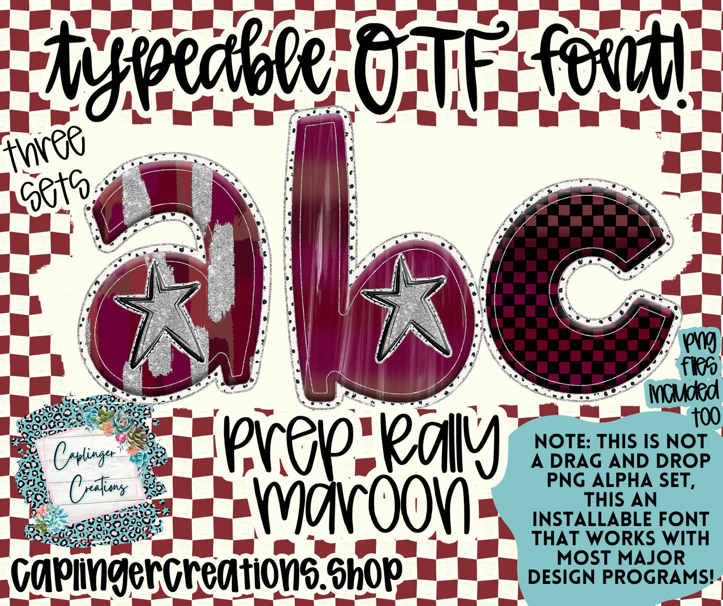 FRIDAY NIGHT LIGHTS COLLAB - Caplinger Creations and Chelsey Nicole Designs - Digital download 300DPI PNG FILE