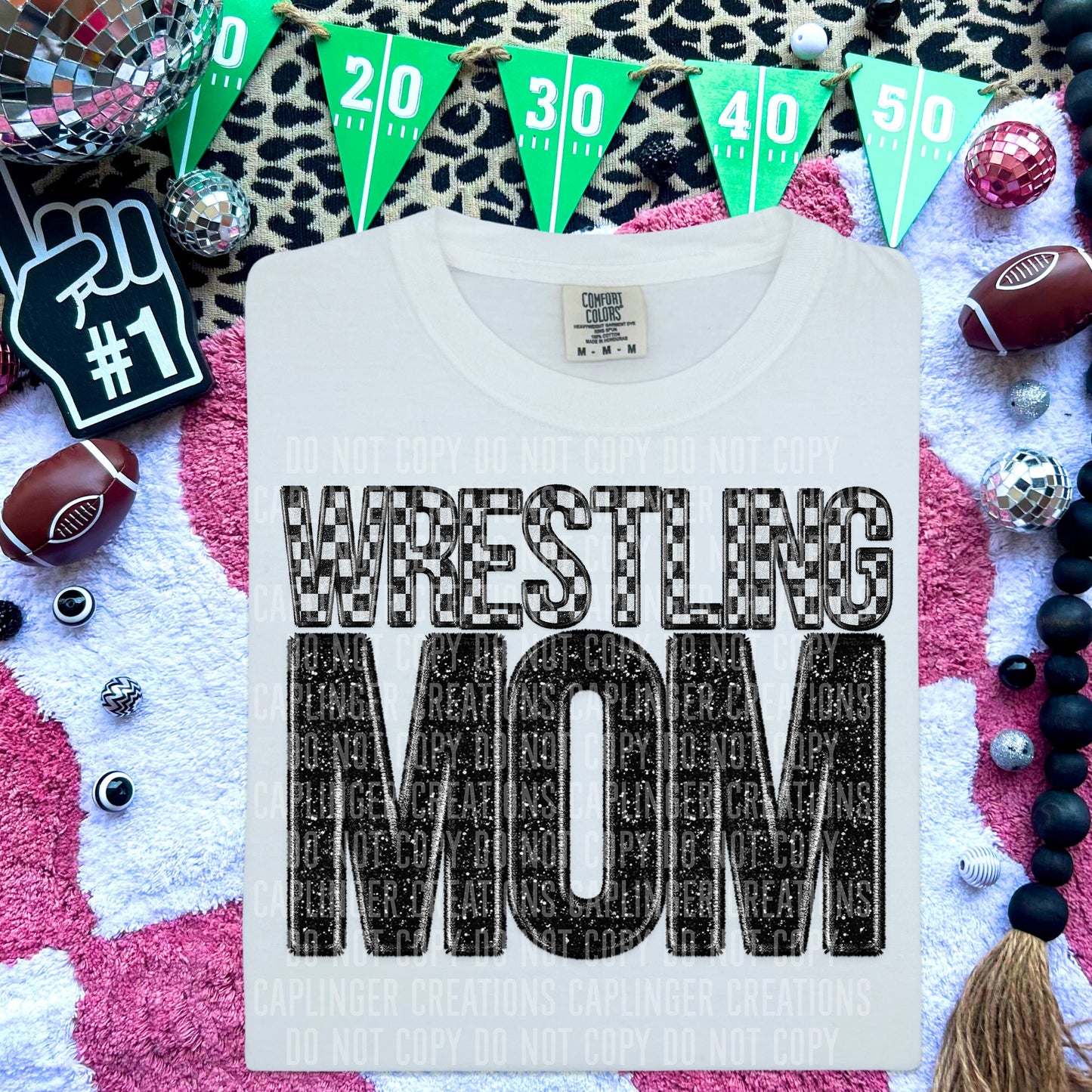 WRESTLING MOM - Digital download 300DPI PNG FILE