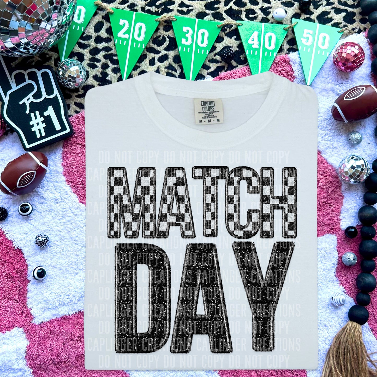 MATCH DAY - Digital download 300DPI PNG FILE