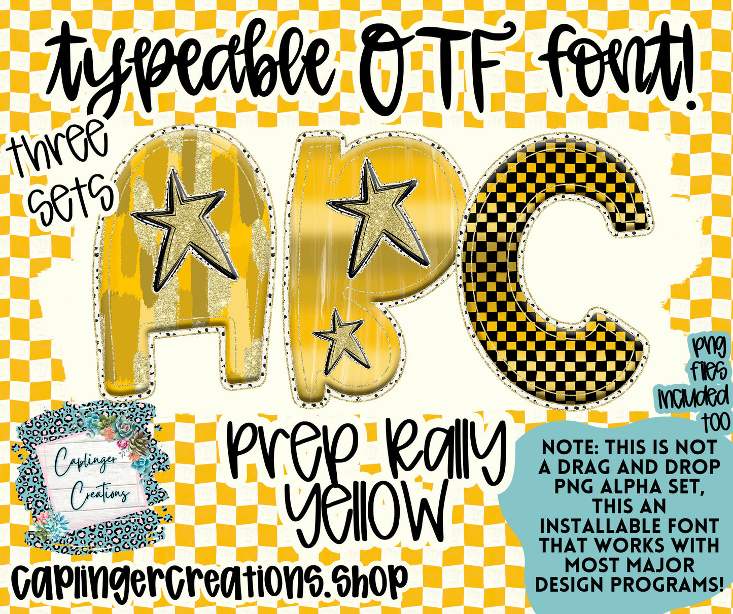 FRIDAY NIGHT LIGHTS COLLAB - Caplinger Creations and Chelsey Nicole Designs - Digital download 300DPI PNG FILE