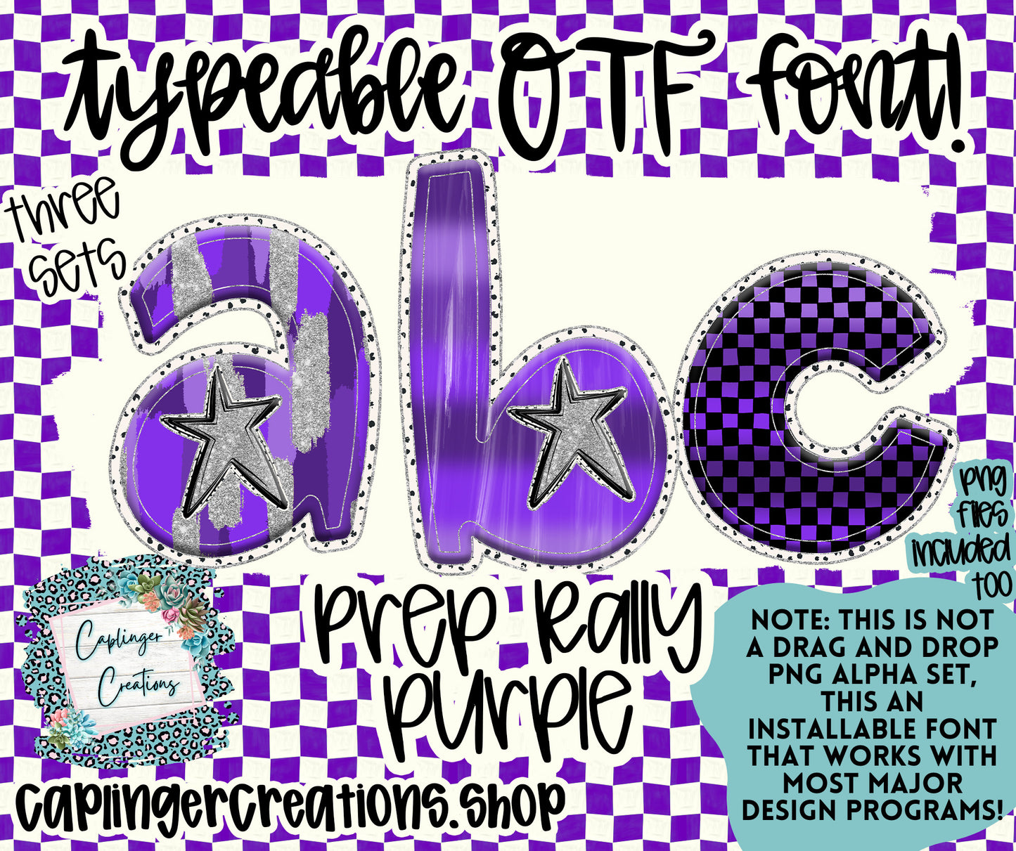 FRIDAY NIGHT LIGHTS COLLAB - Caplinger Creations and Chelsey Nicole Designs - Digital download 300DPI PNG FILE