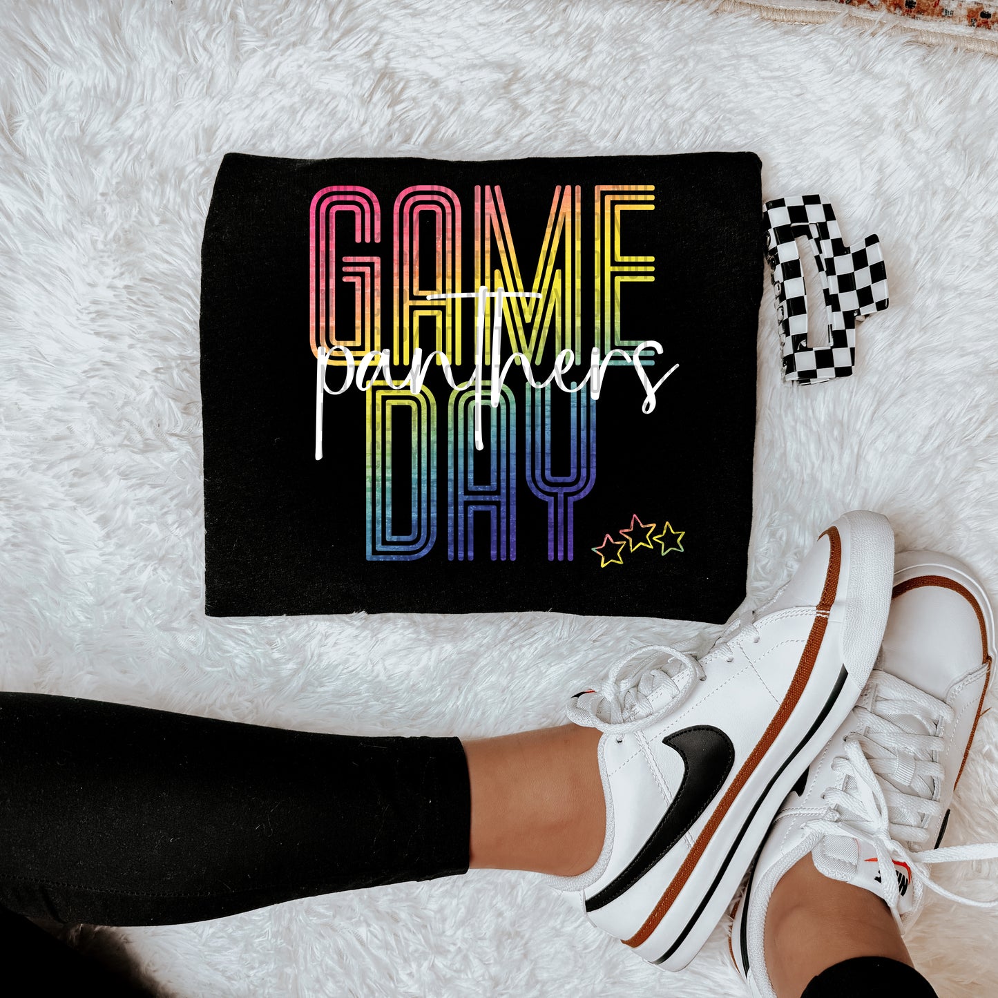 CUSTOM- Game Day (rainbow) mascot - Digital download 300DPI PNG FILE