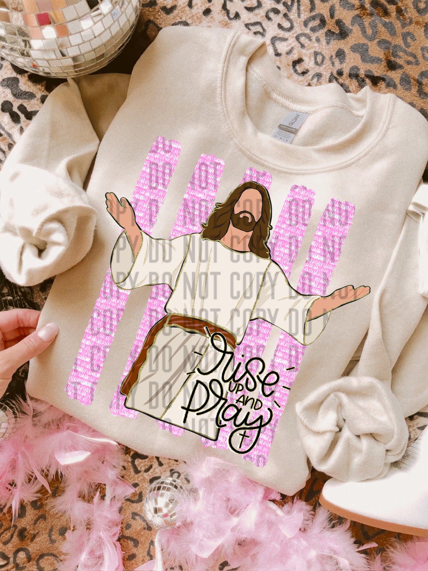 Rise up and Pray - Digital Download 300DPI PNG FILE