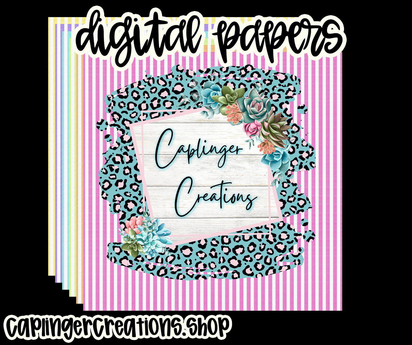 Digital Paper NEON seersucker <3 - Digital download 300DPI PNG FILE