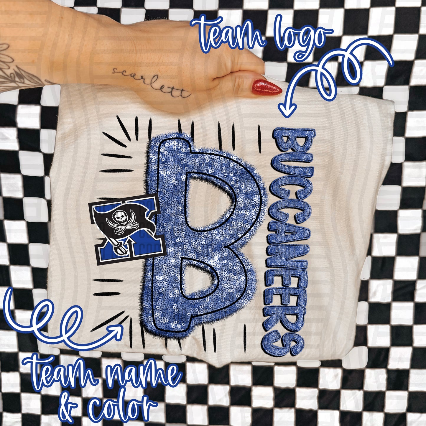 CUSTOM - Initial Sequin - Digital download 300DPI PNG FILE