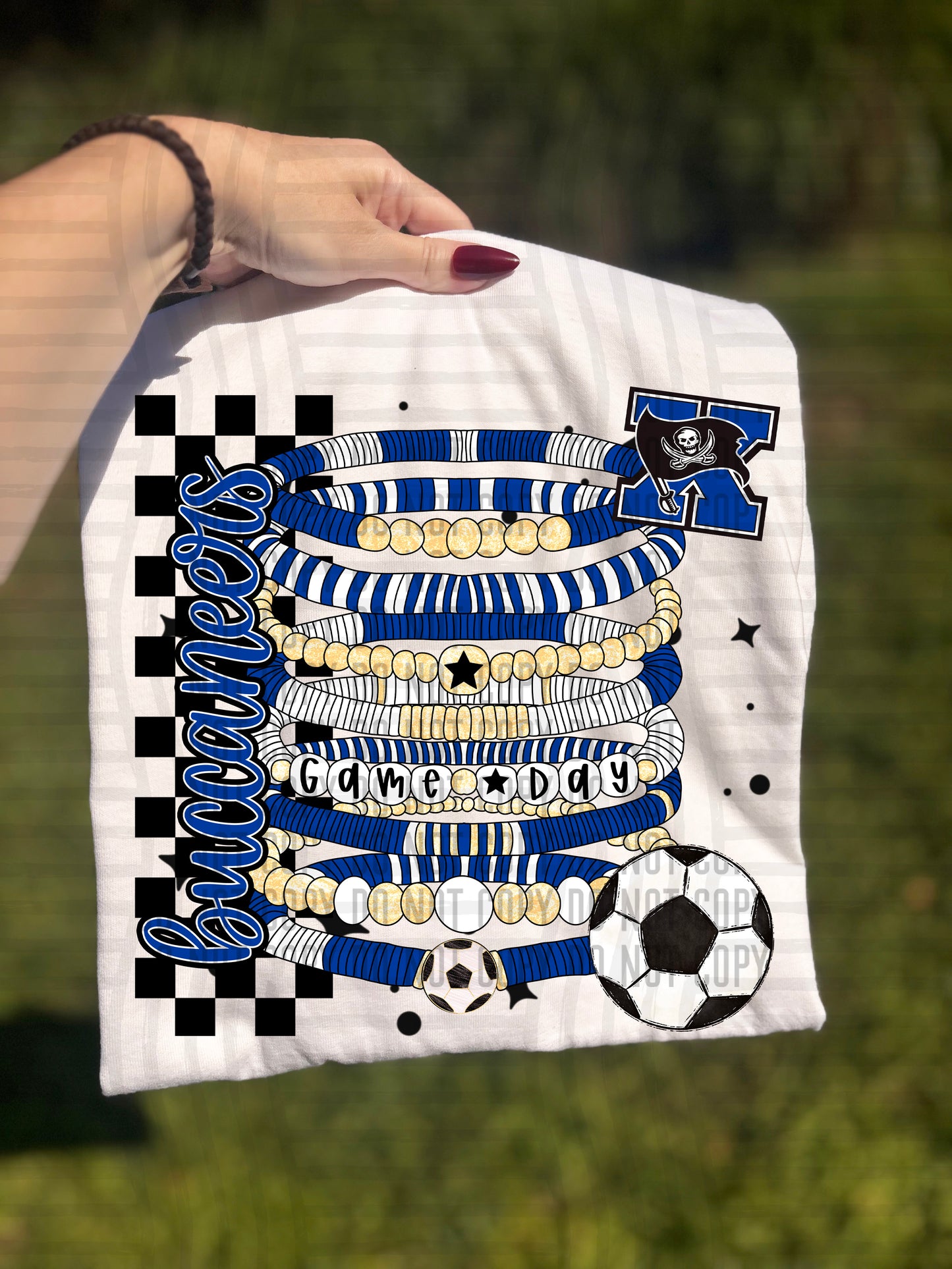 CUSTOM GAME DAY BRACELET - Digital download 300DPI PNG FILE
