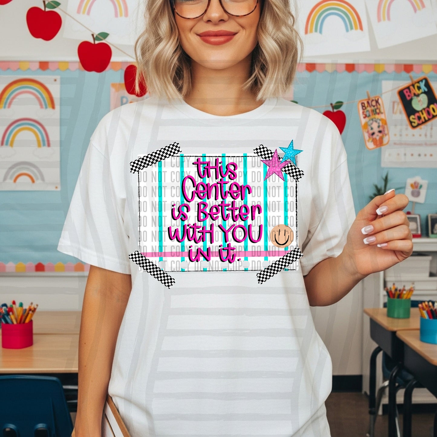This center is better with you in it- Digital Download 300DPI PNG FILE