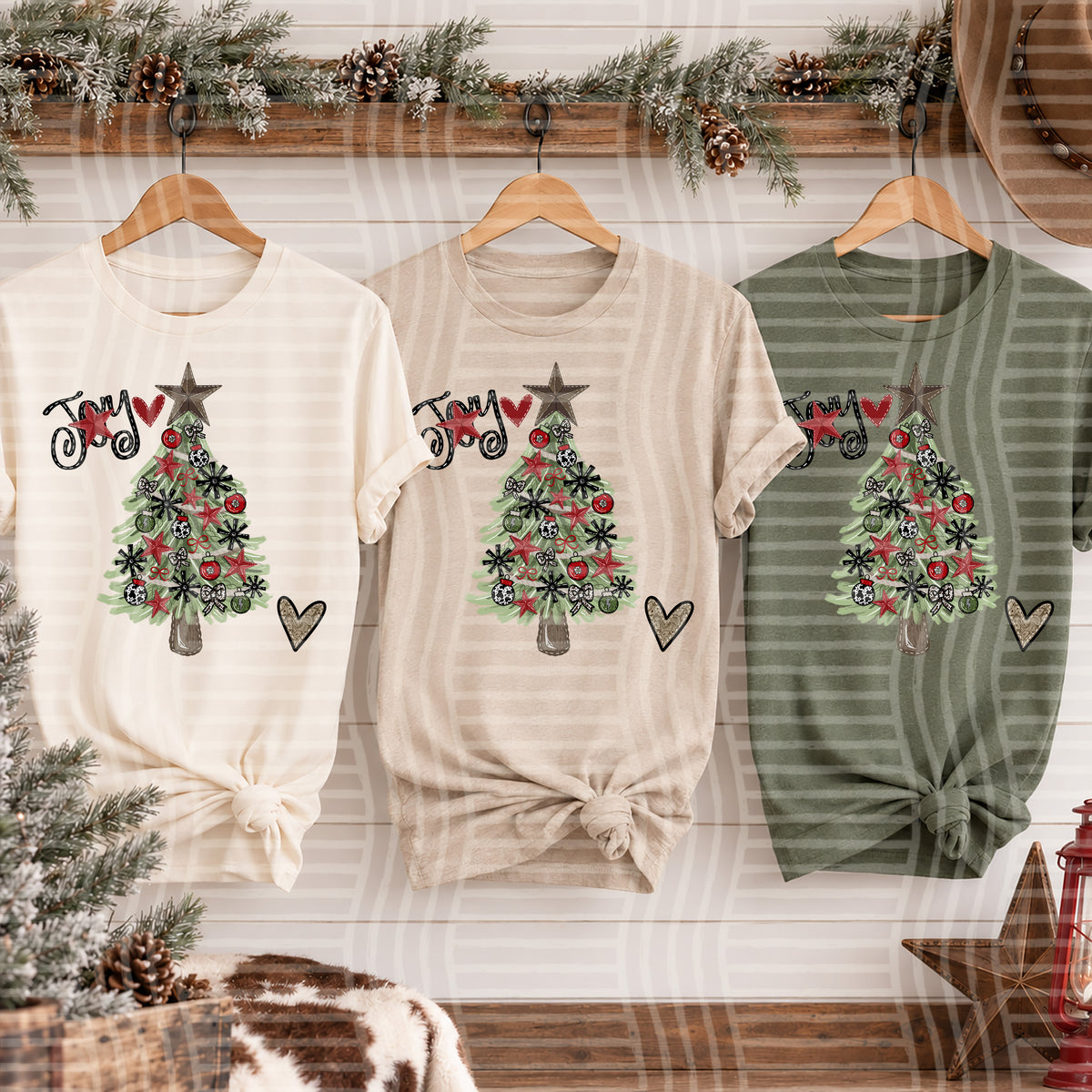 Cowboy Christmas (Choose Design) - 300 DPI digital download