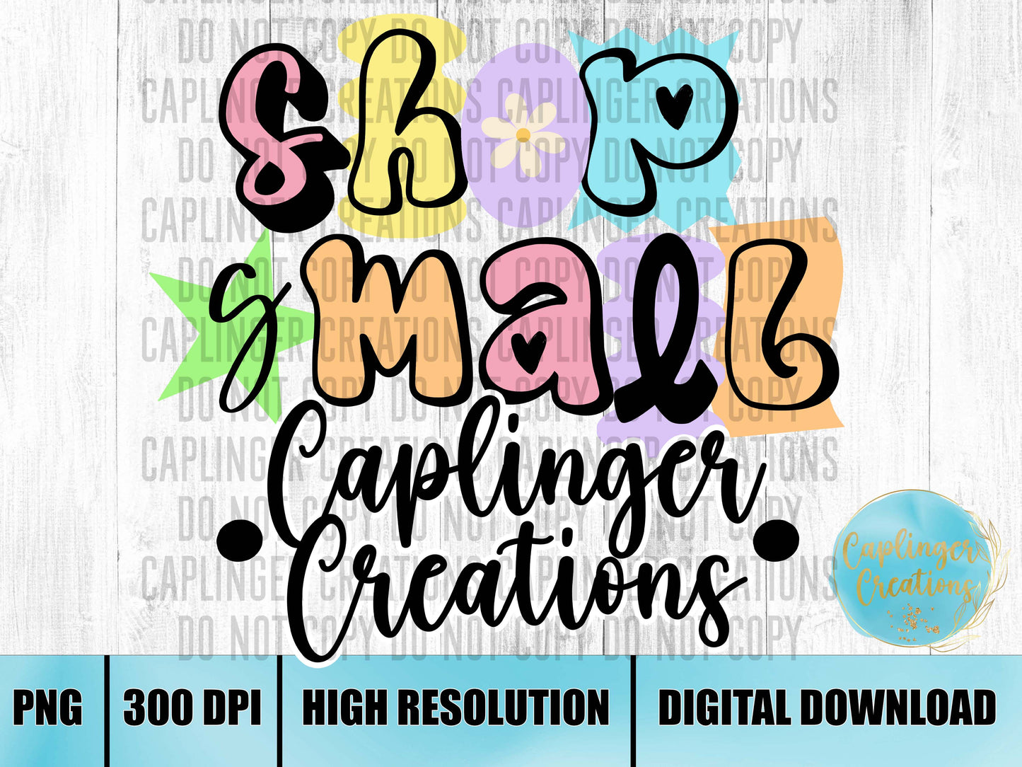 CUSTOM - Shop small Biz :) - Digital download 300DPI PNG FILE