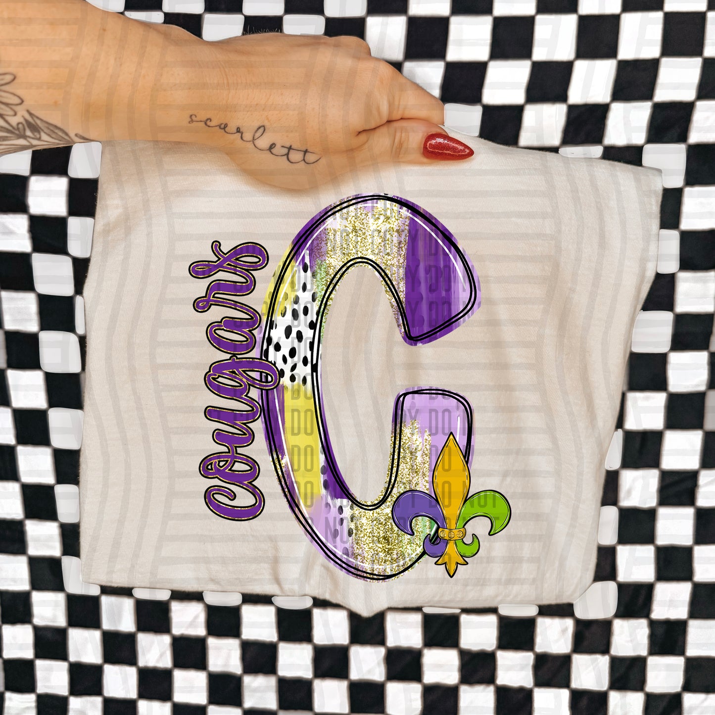 Mardi Mascots Custom + Dropdown  - 300 dpi Digital Download