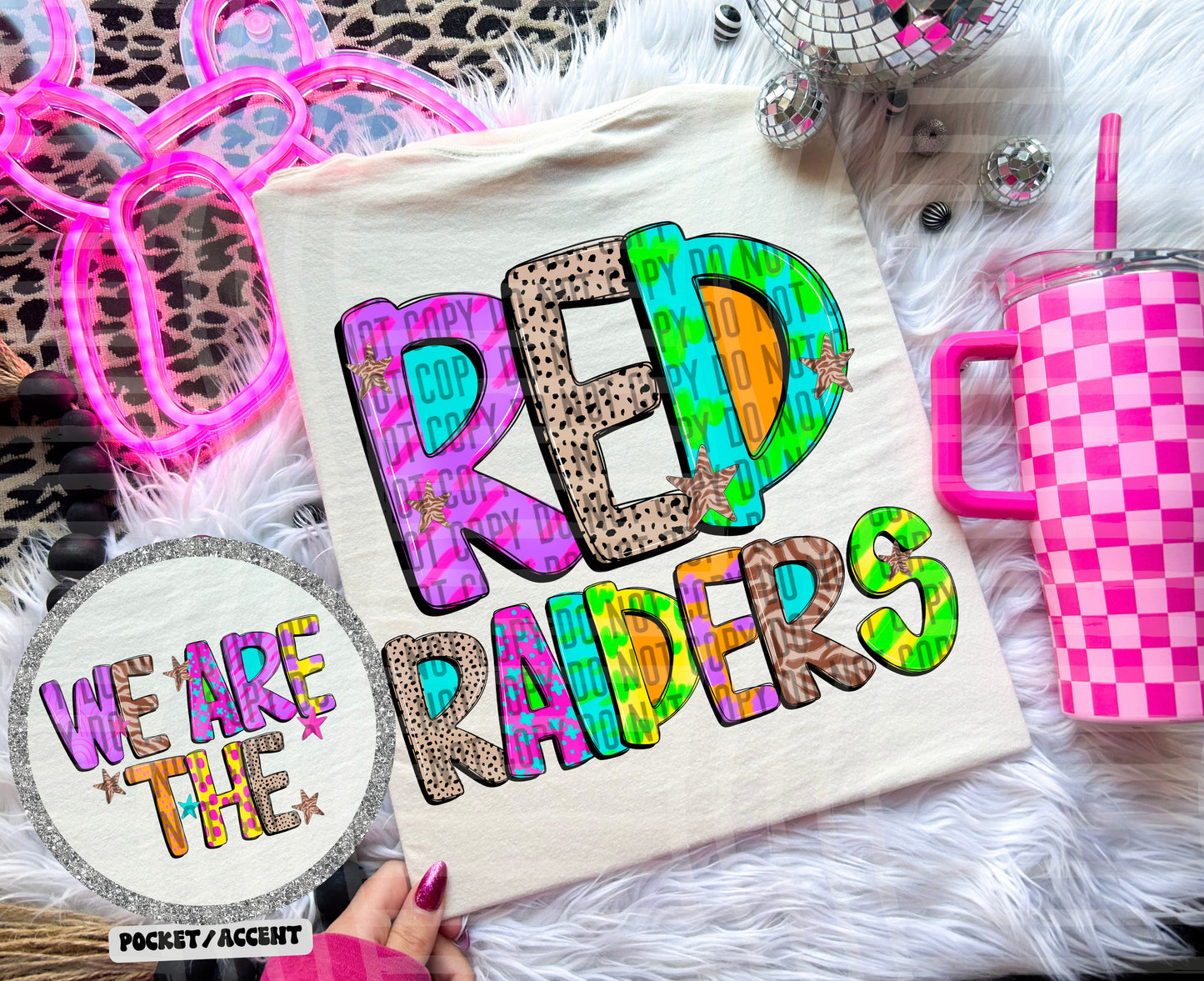 Funky Mix Up - Optional POCKET - Custom + Dropdown  - 300 dpi Digital Download