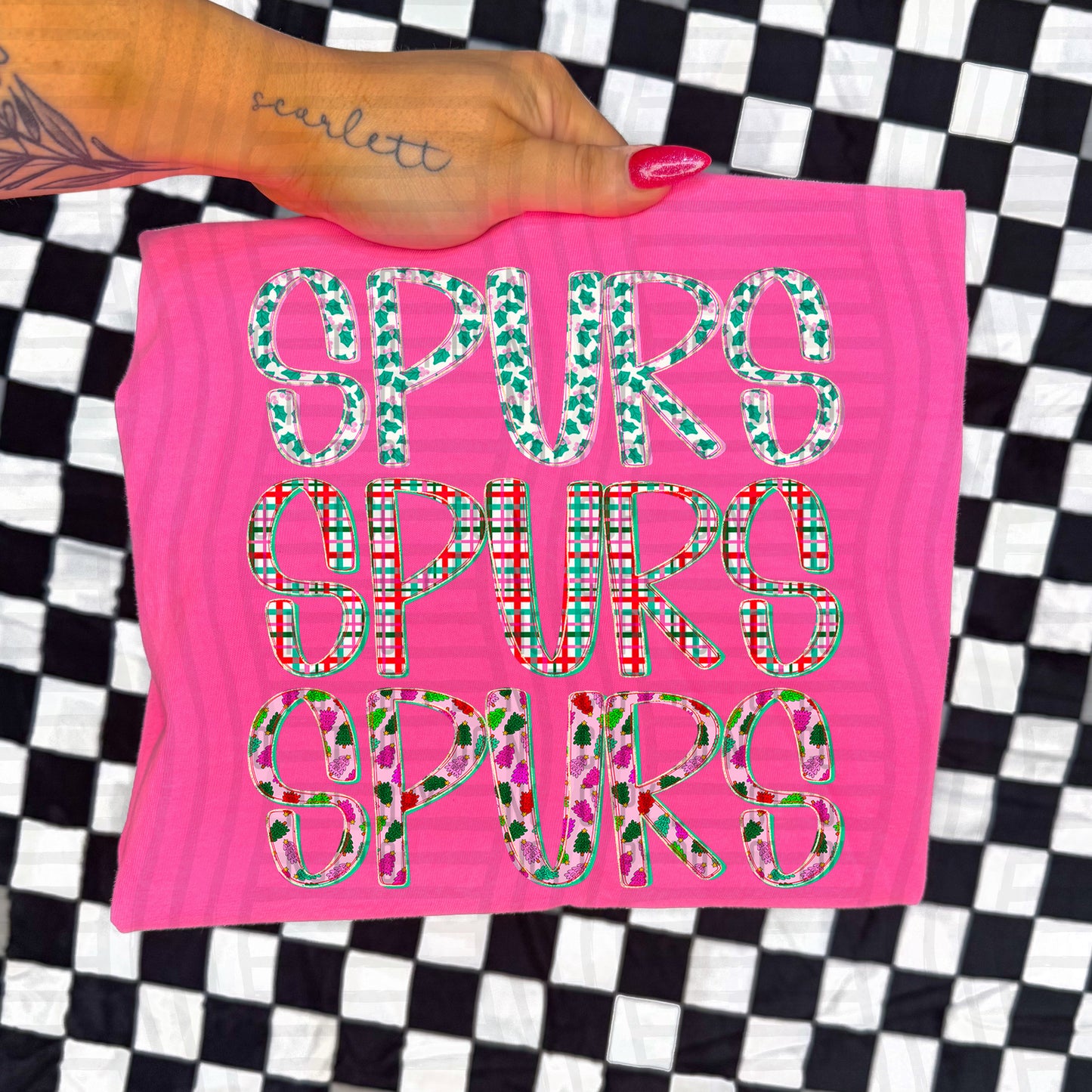Twinkle Tinsel stacked - Dropdown - 300 DPI Digital download