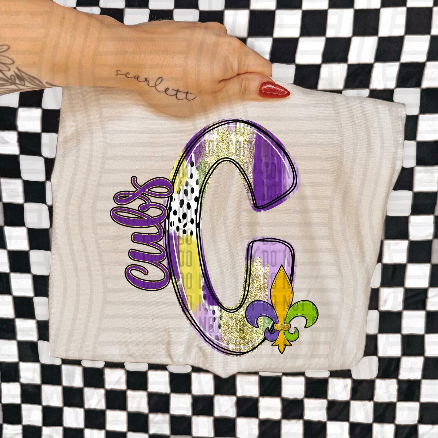 Mardi Mascots Custom + Dropdown  - 300 dpi Digital Download