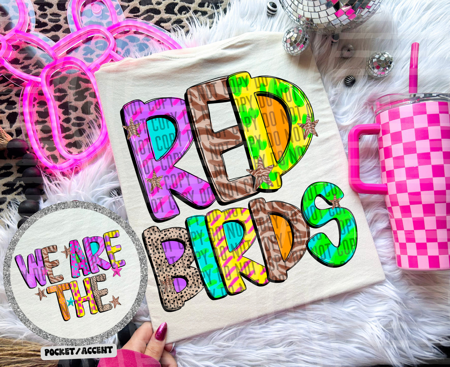 Funky Mix Up - Optional POCKET - Custom + Dropdown  - 300 dpi Digital Download