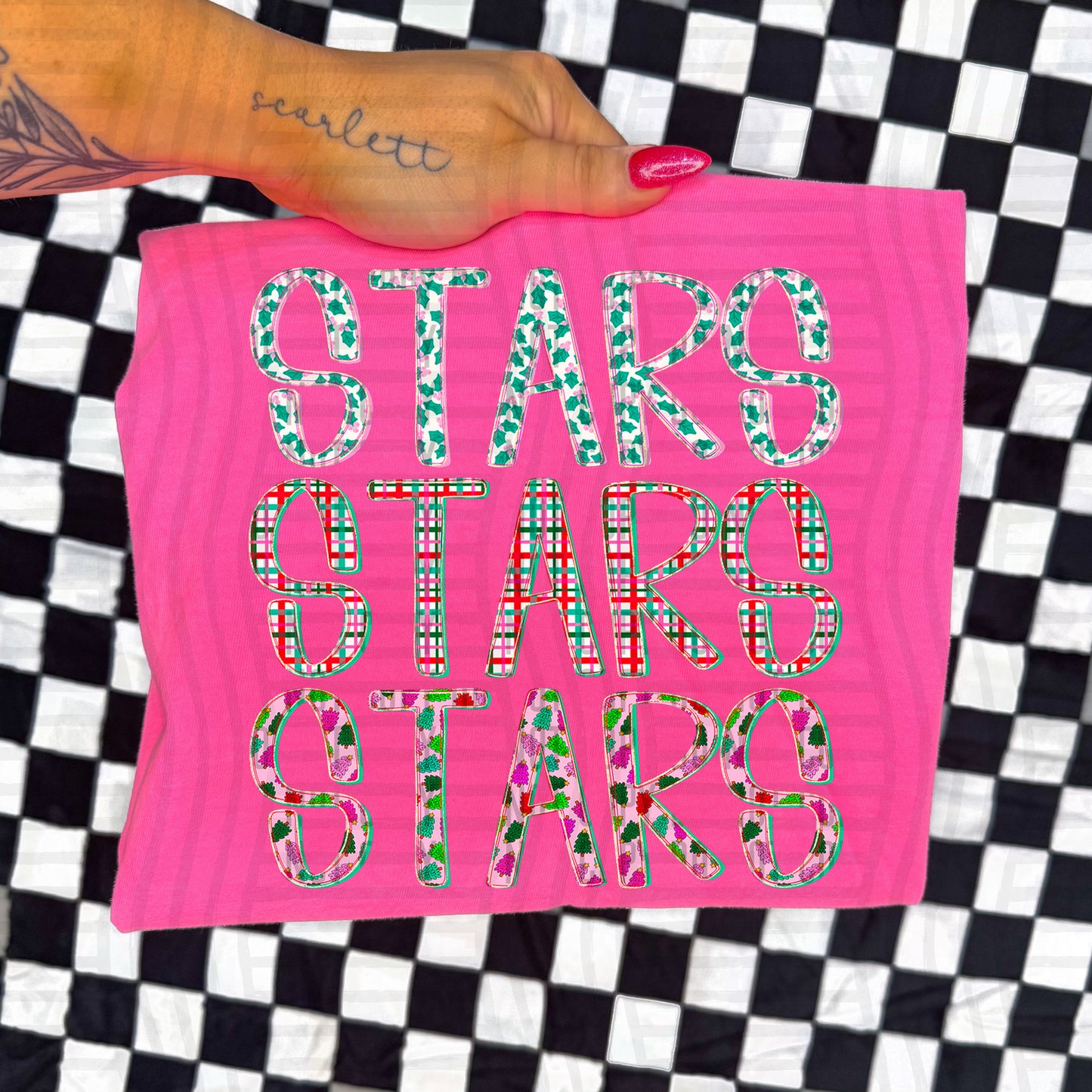 Twinkle Tinsel stacked - Dropdown - 300 DPI Digital download