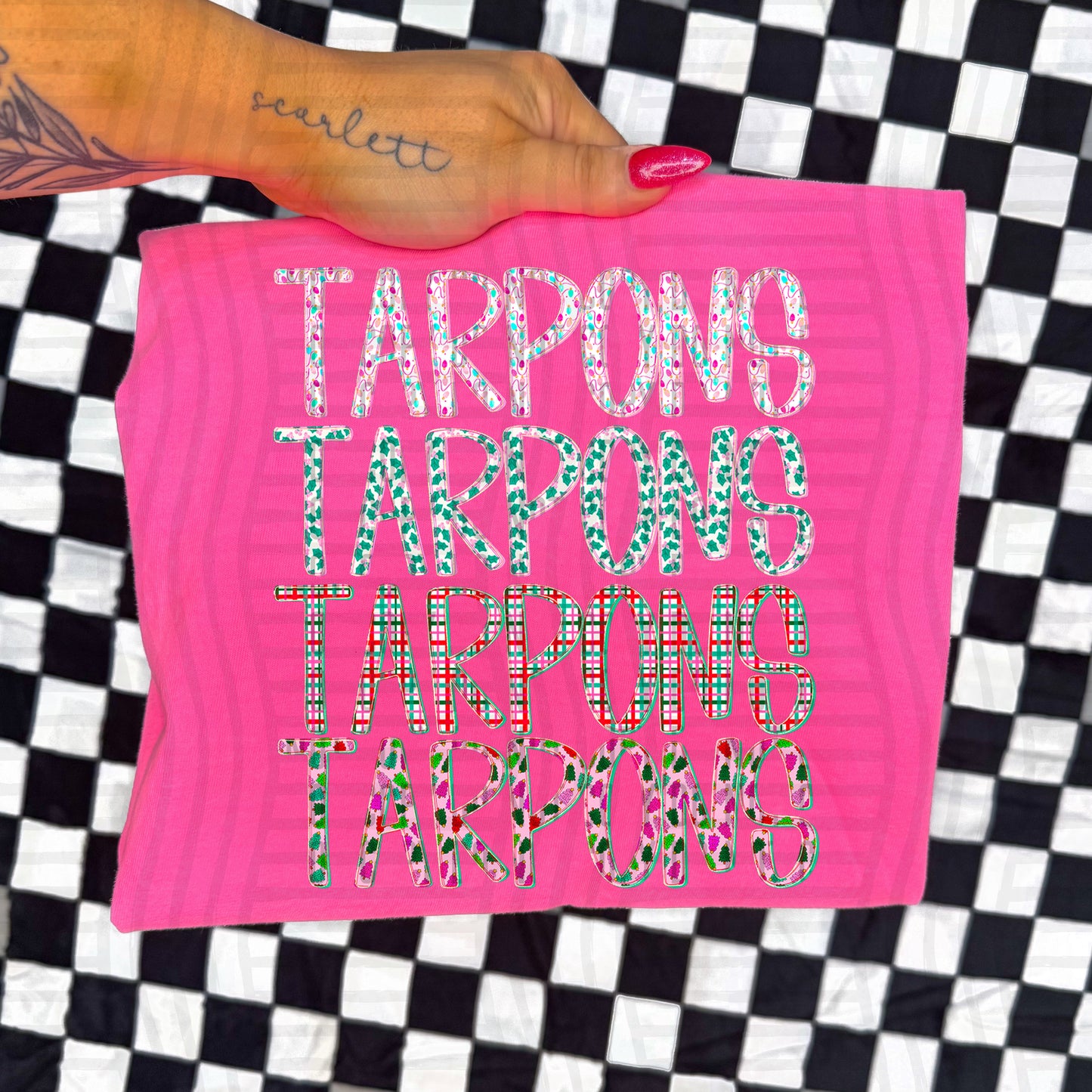 Twinkle Tinsel stacked - Dropdown - 300 DPI Digital download