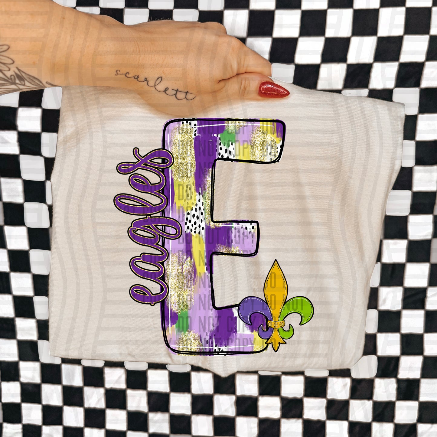 Mardi Mascots Custom + Dropdown  - 300 dpi Digital Download