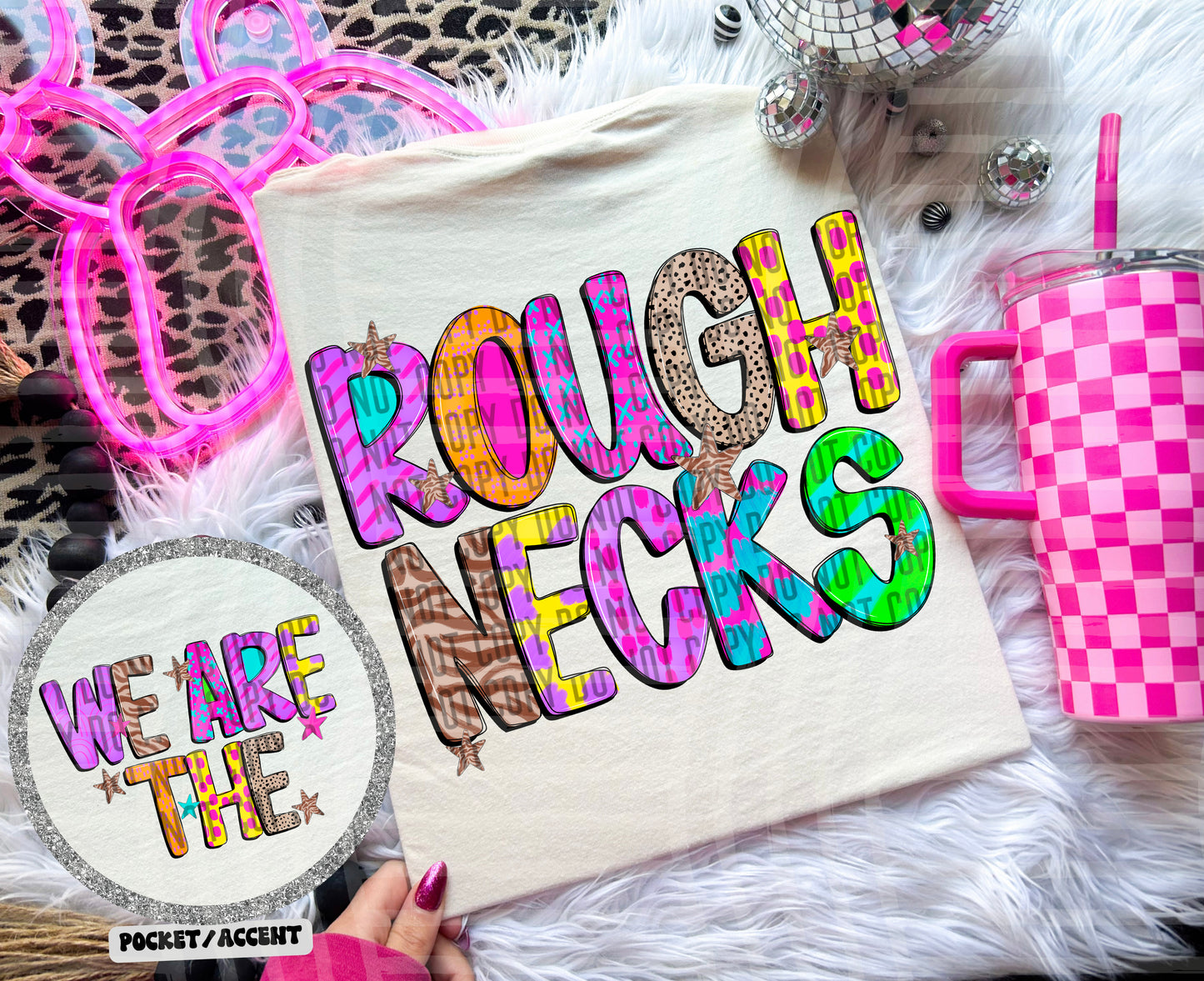 Funky Mix Up - Optional POCKET - Custom + Dropdown  - 300 dpi Digital Download