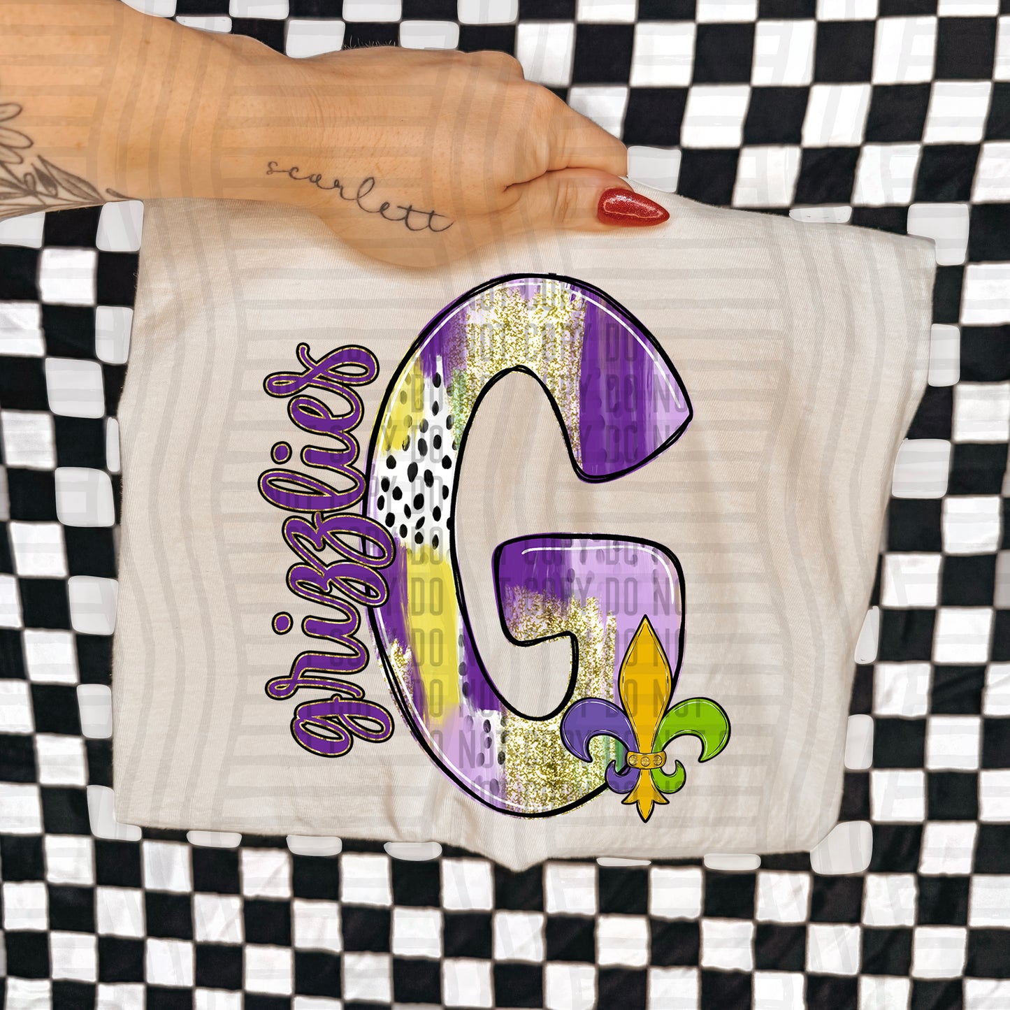 Mardi Mascots Custom + Dropdown  - 300 dpi Digital Download