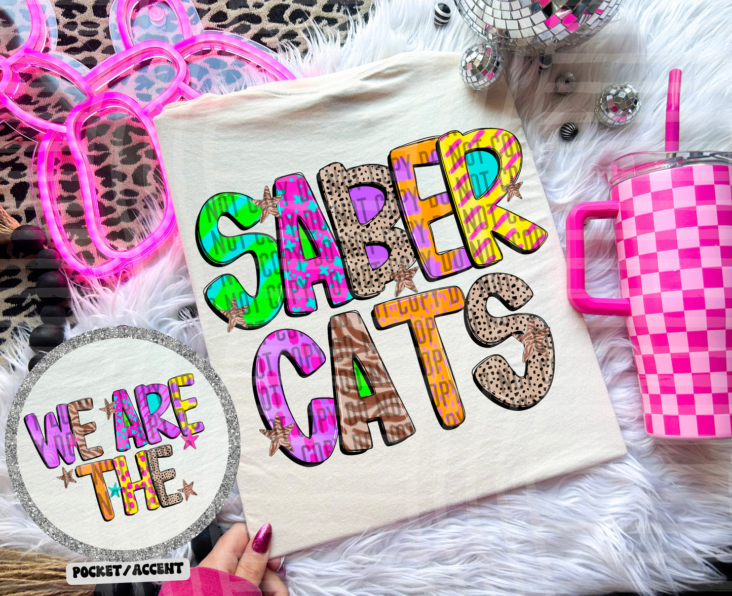 Funky Mix Up - Optional POCKET - Custom + Dropdown  - 300 dpi Digital Download