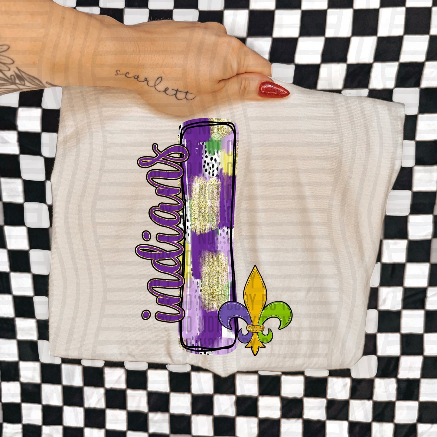 Mardi Mascots Custom + Dropdown  - 300 dpi Digital Download