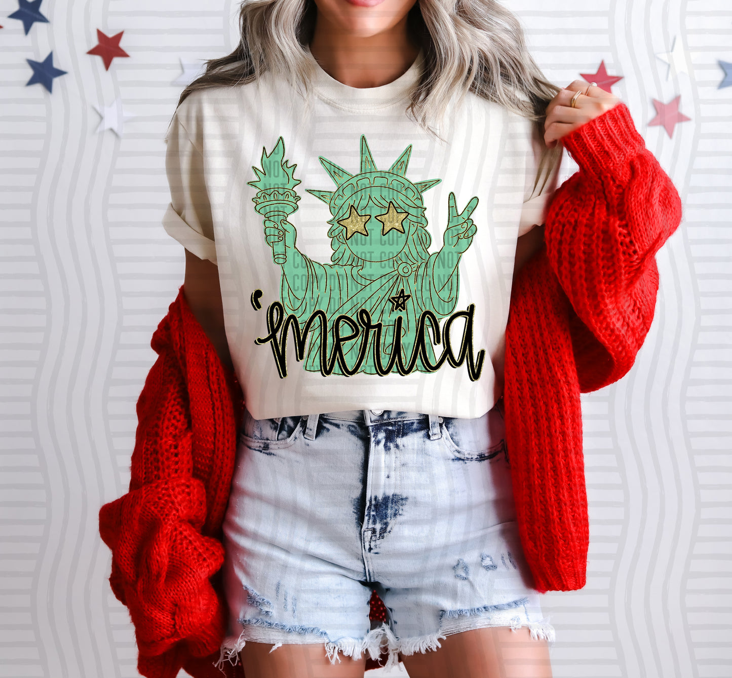 America The Beautiful DROP - Choose DESIGN - Digital Download 300DPI PNG FILE