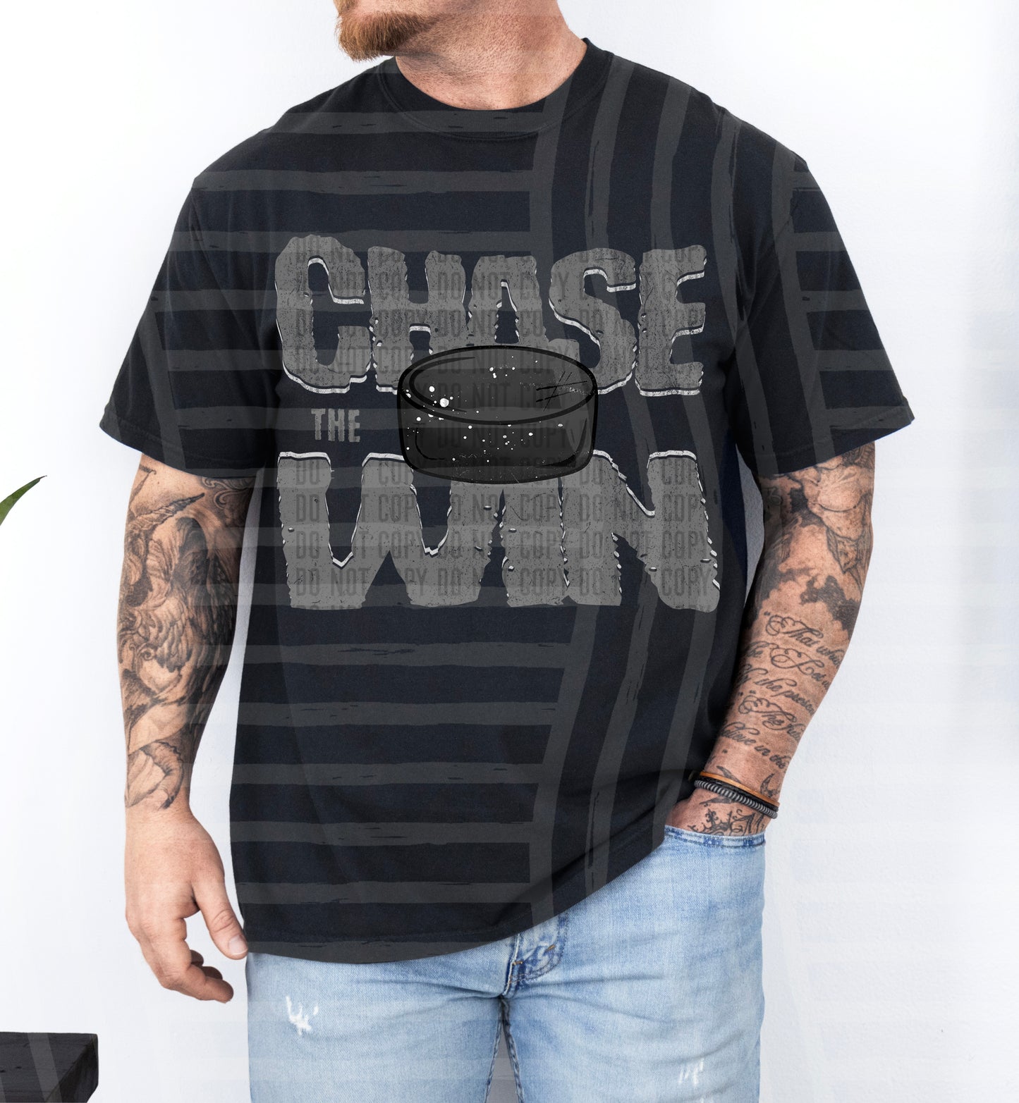 Chase the Win HOCKEY - Color Dropdown Digital Download 300DPI PNG FILE