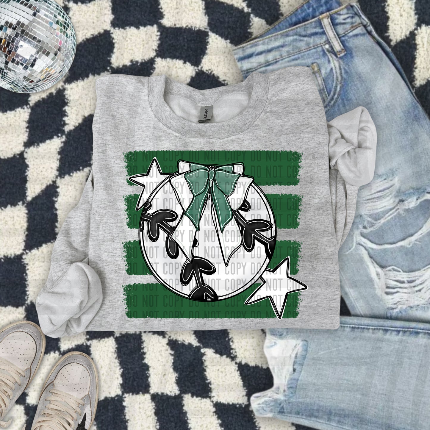BASEBALL BOW BOW CC 2608-0013- Color Dropdown Digital Download 300DPI PNG FILE