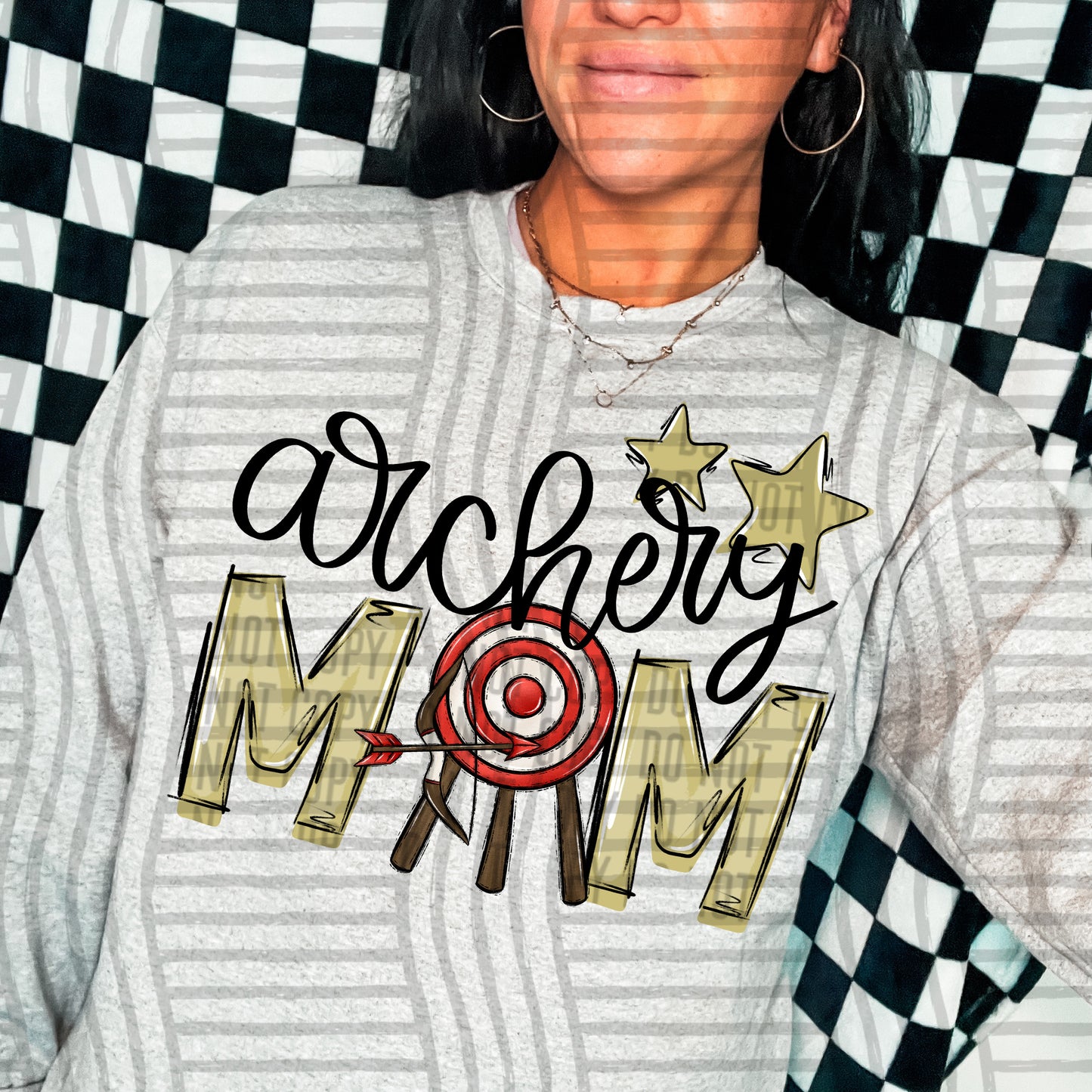 Archery Mom - Color Dropdown Digital Download 300DPI PNG FILE