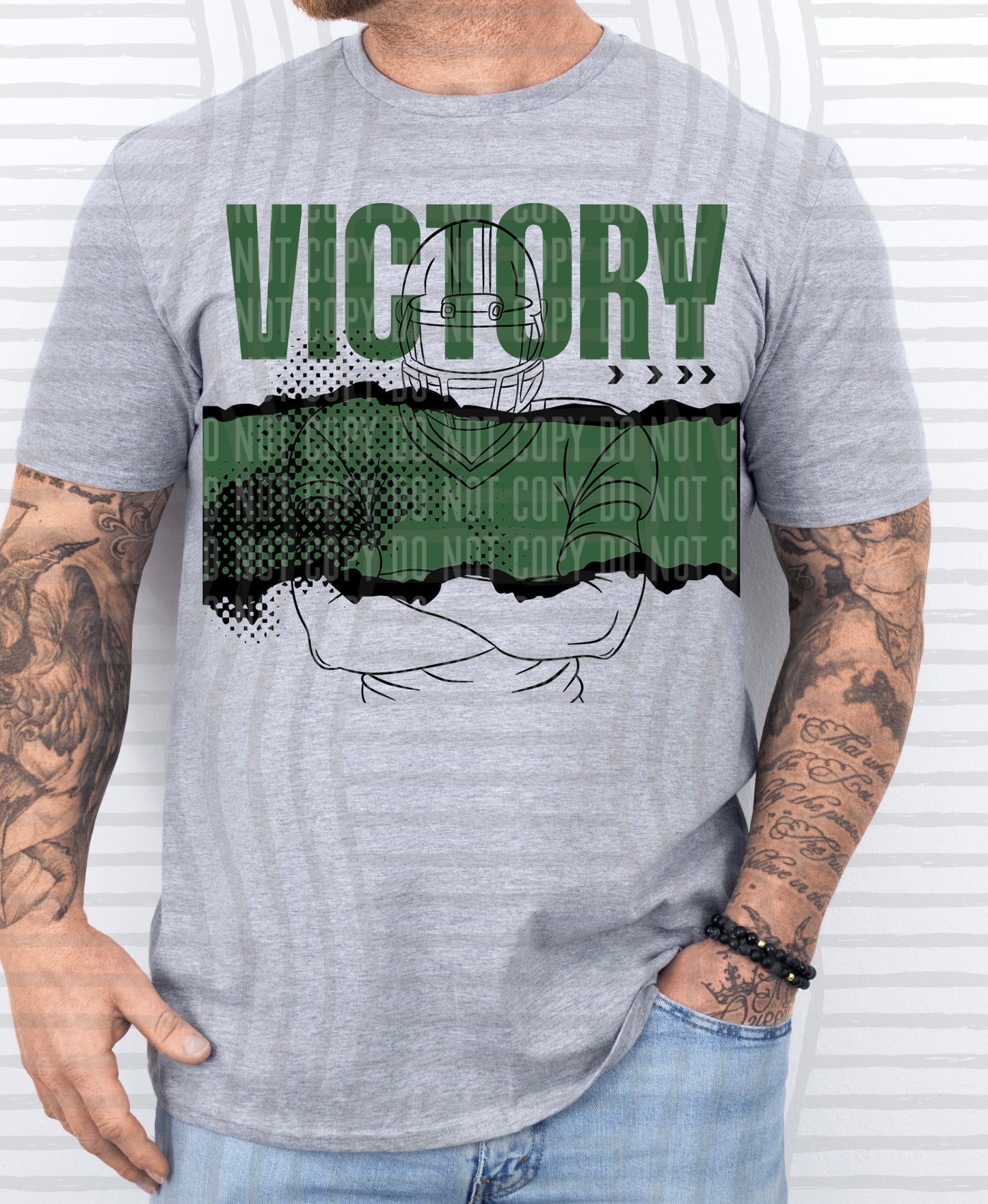VICTORY Football - Color Dropdown Digital Download 300DPI PNG FILE