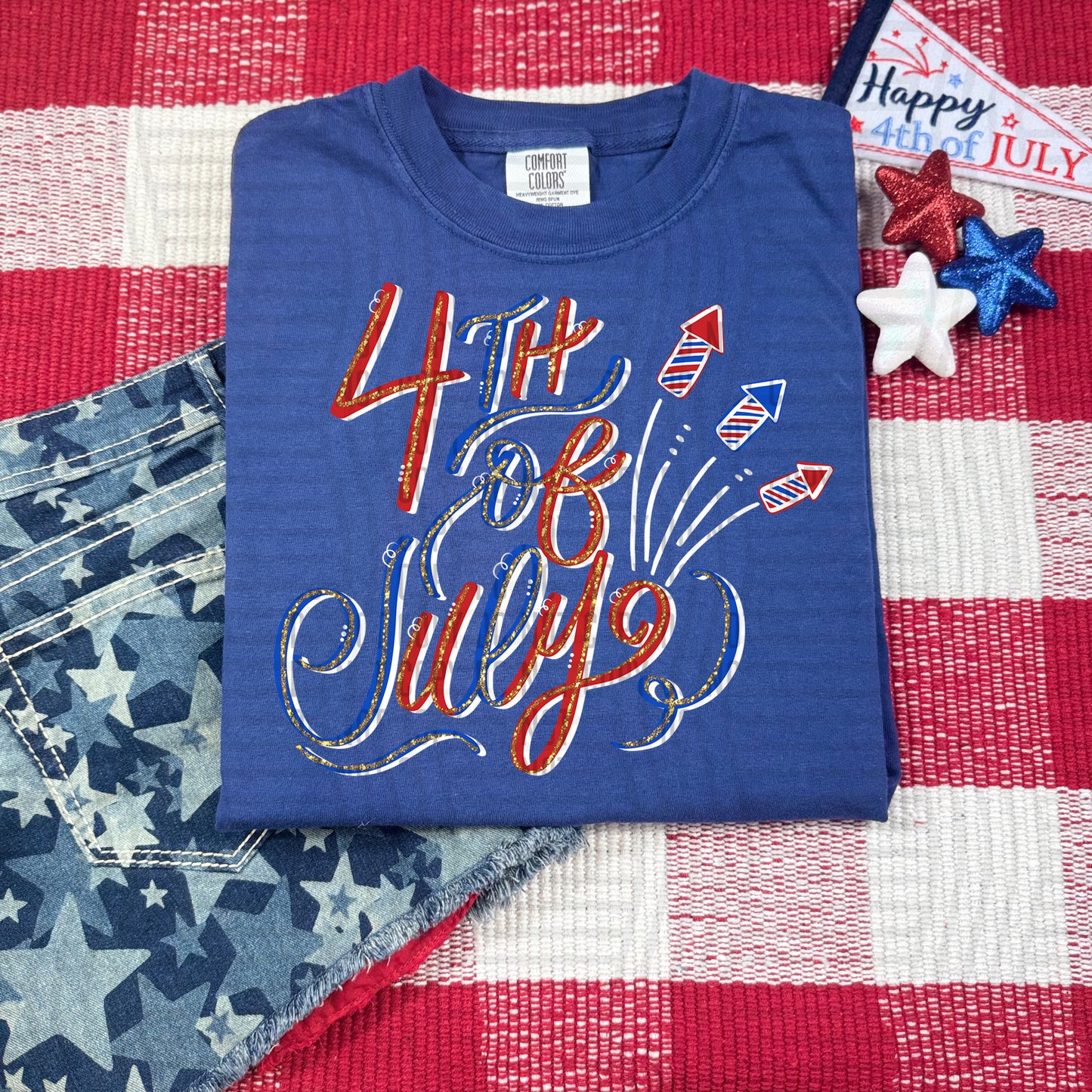 Happy 4th of July - Digital Download 300DPI PNG FILE