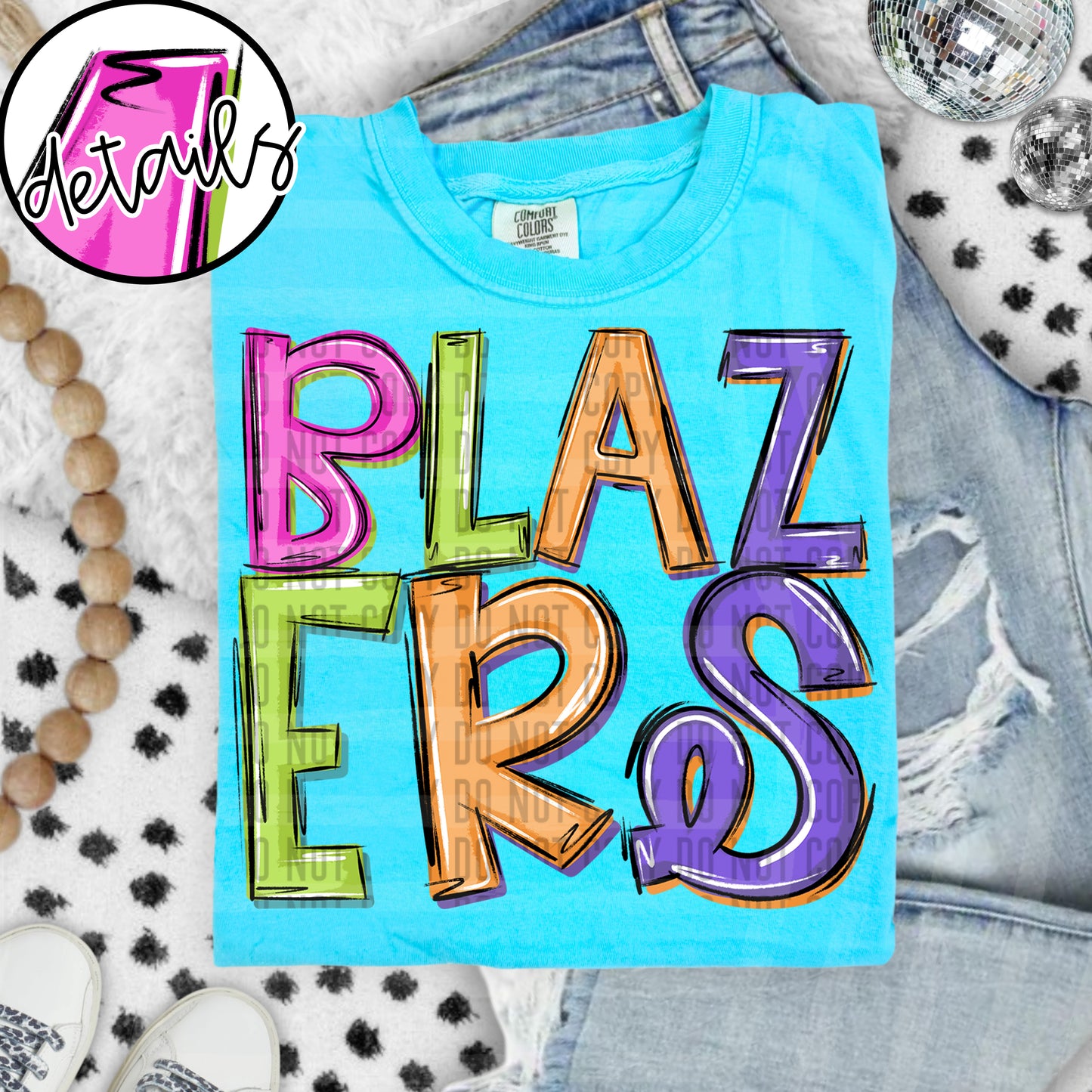 Neon Barbie Stacked - Custom + DROPDOWN - 300 DPI digital download
