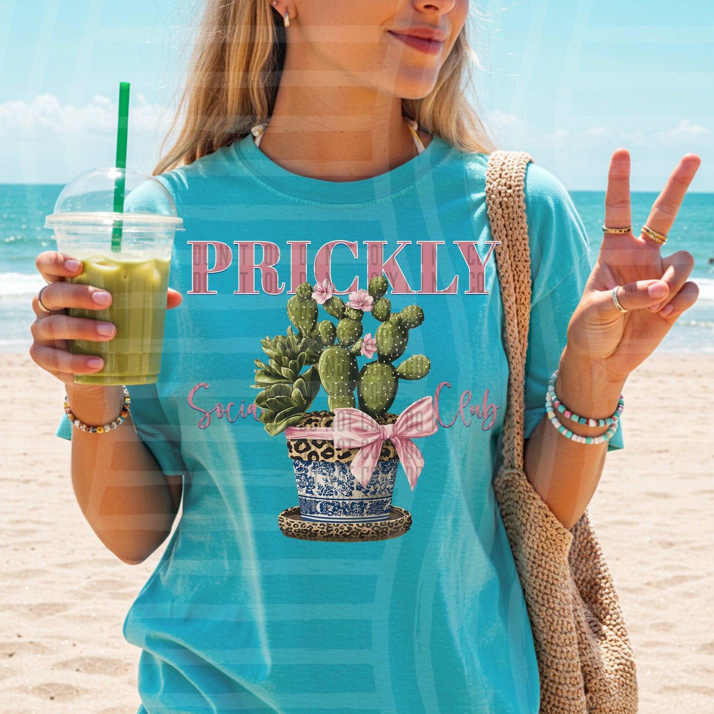 Prickly Social Club-  Digital Download 300DPI PNG FILE