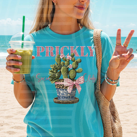 Prickly Social Club-  Digital Download 300DPI PNG FILE