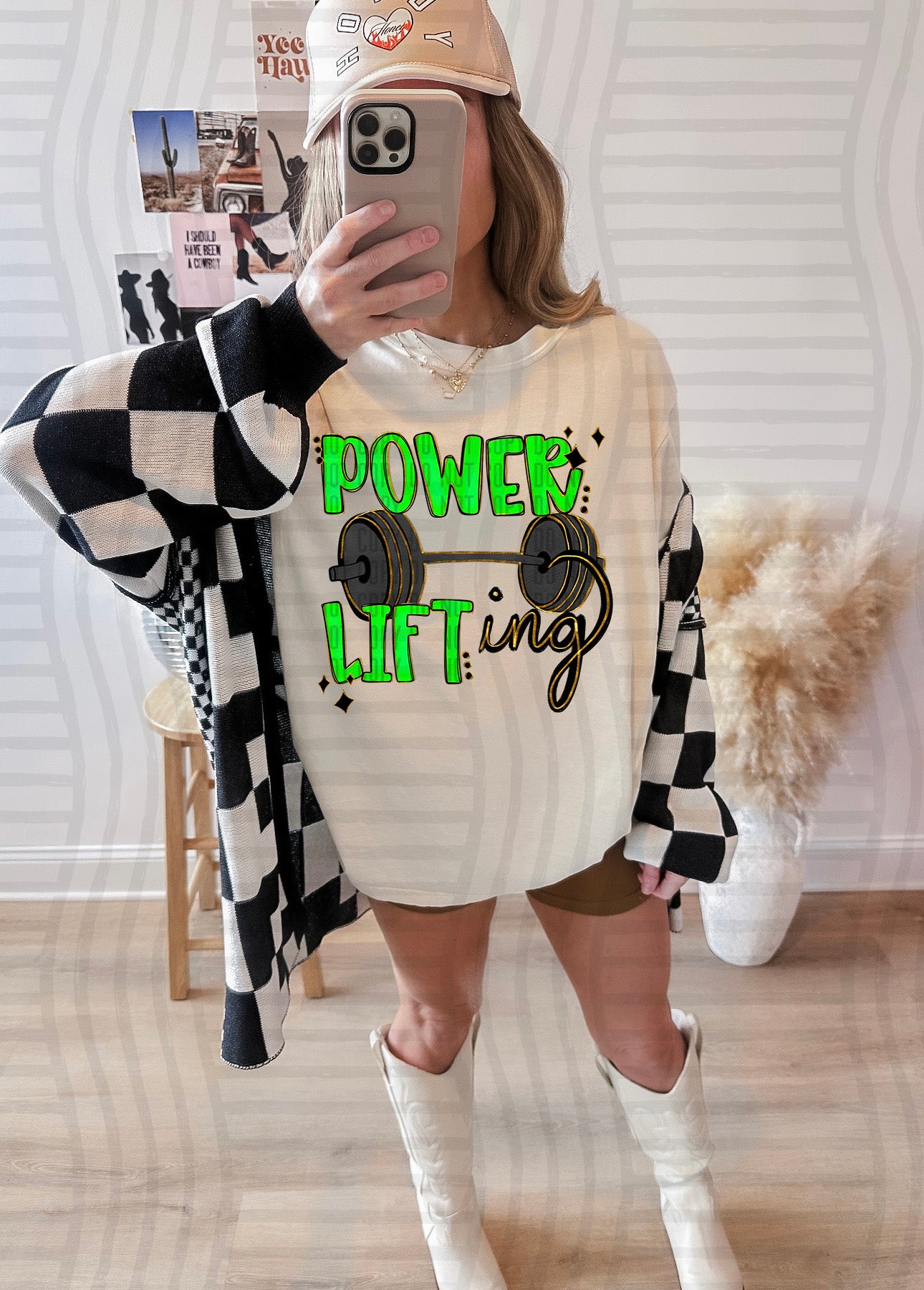 Power Lifting - Color Dropdown Digital Download 300DPI PNG FILE