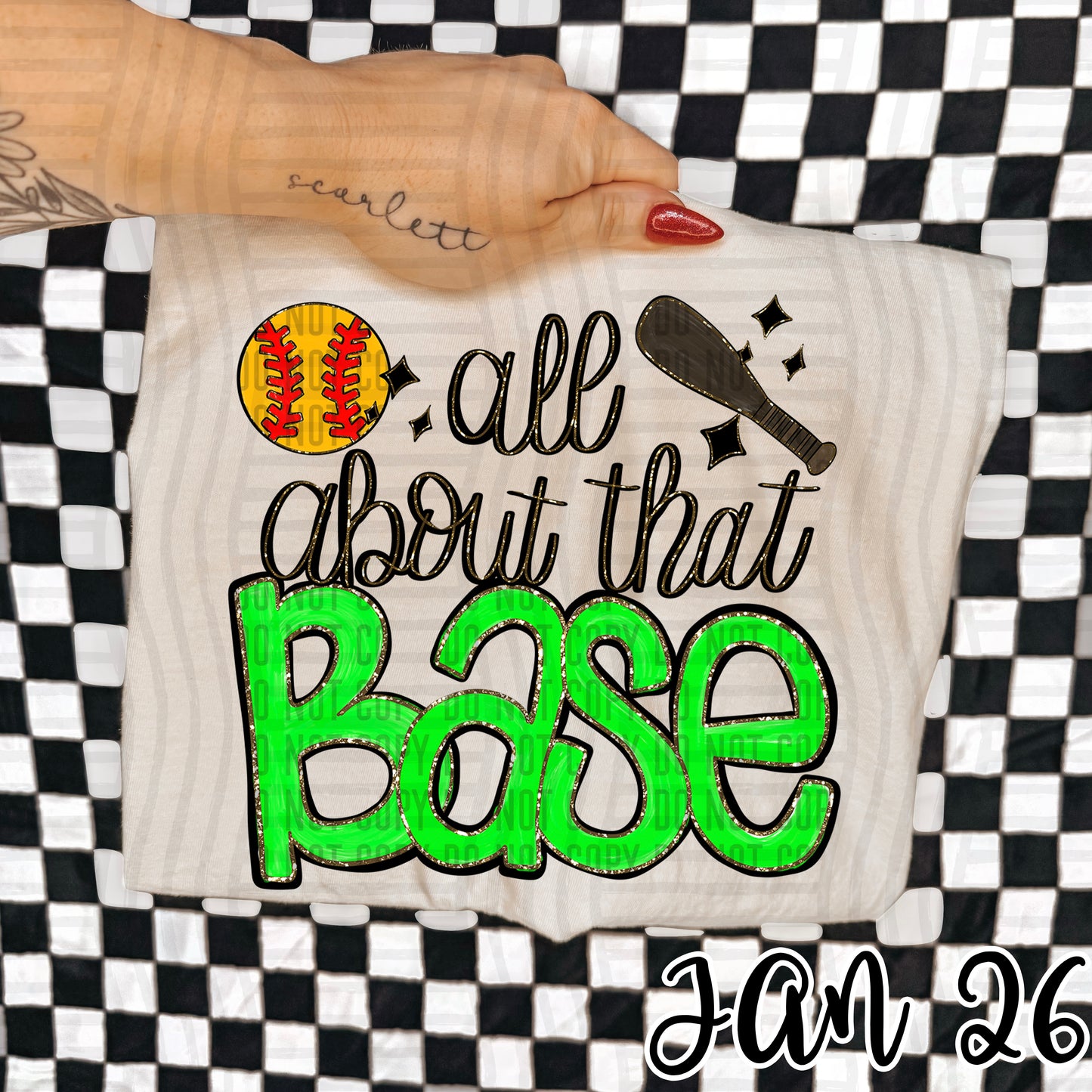 All about that Base- (SOFTBALL) Color Dropdown Digital Download 300DPI PNG FILE