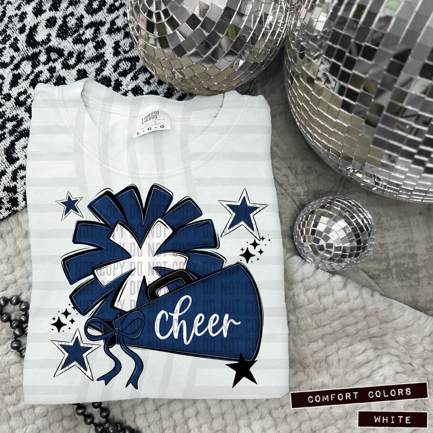 BLANK CHEER MEGAPHONE POM {NOT ELIGIBLE FOR DIGITAL RESALE} - Digital Download 300DPI PNG FILE
