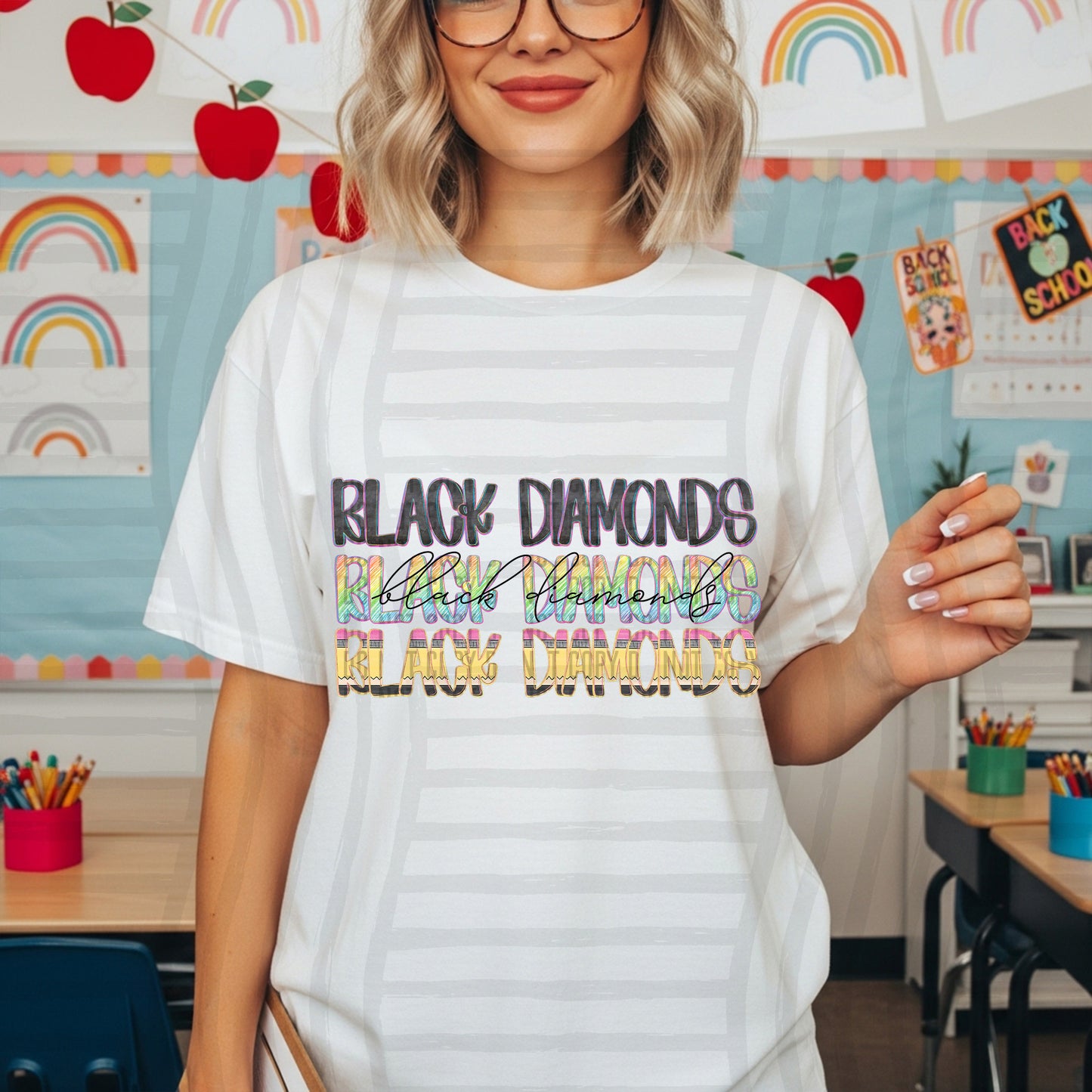 Crayon cutie Stacked - Custom + DROPDOWN - 300 DPI digital download