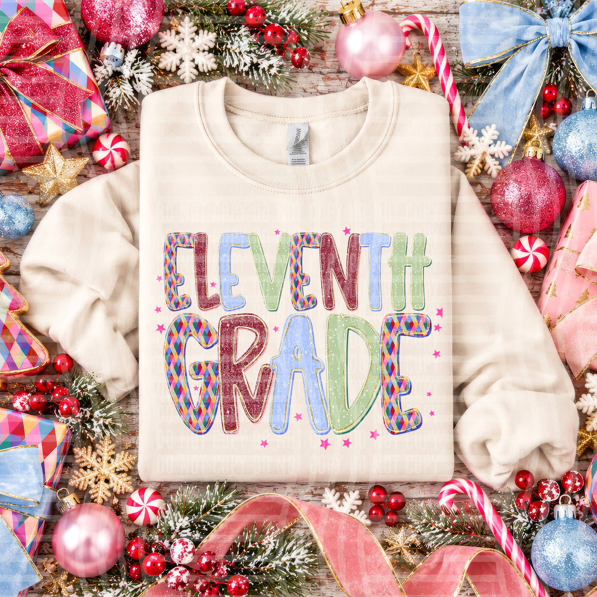 Jingle Jumble Stacked Grades - 2610-0019 - CUSTOM + DROPDOWN - 300 DPI Digital Download
