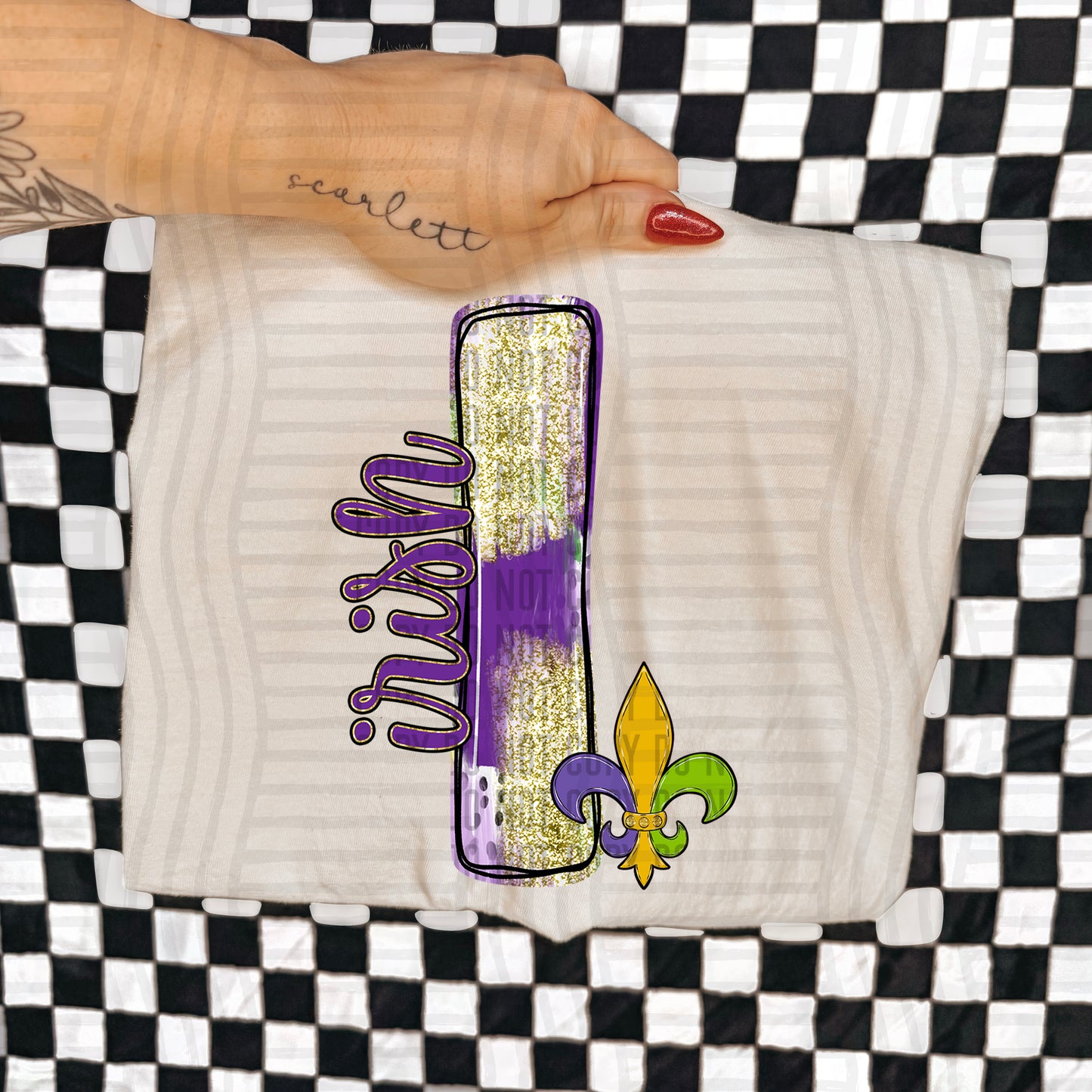 Mardi Mascots Custom + Dropdown  - 300 dpi Digital Download