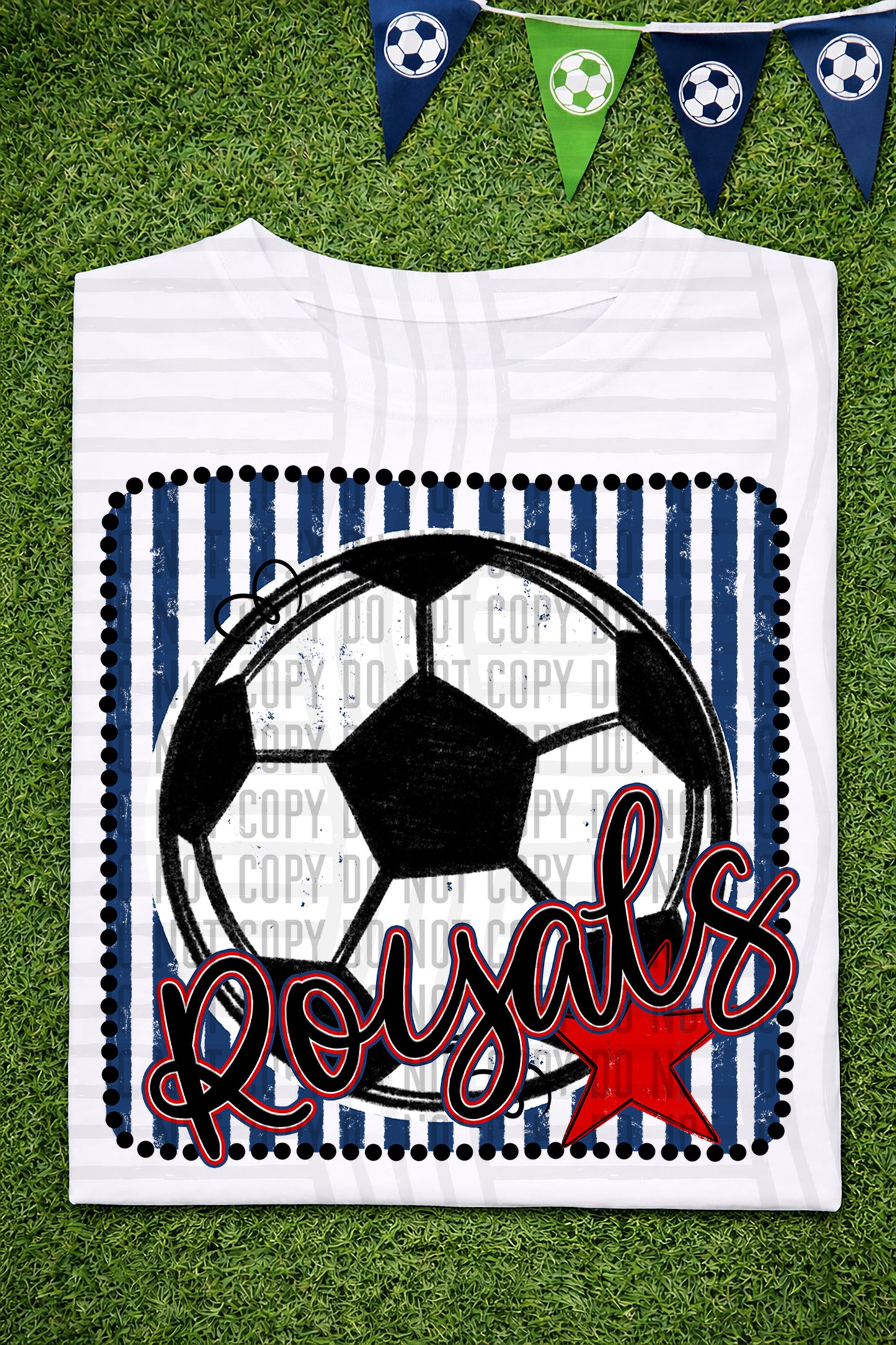 Soccer RWB Framed -  Custom + DROPDOWN - 300 DPI digital download
