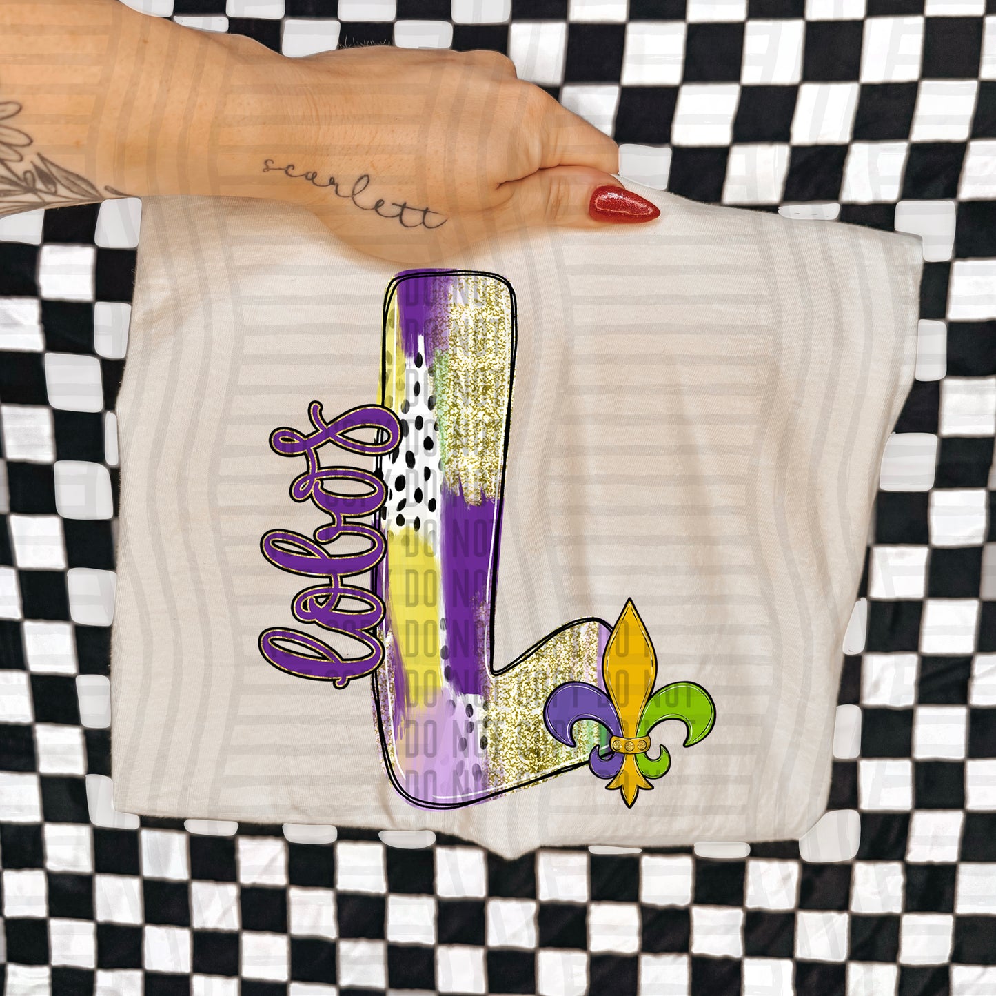 Mardi Mascots Custom + Dropdown  - 300 dpi Digital Download