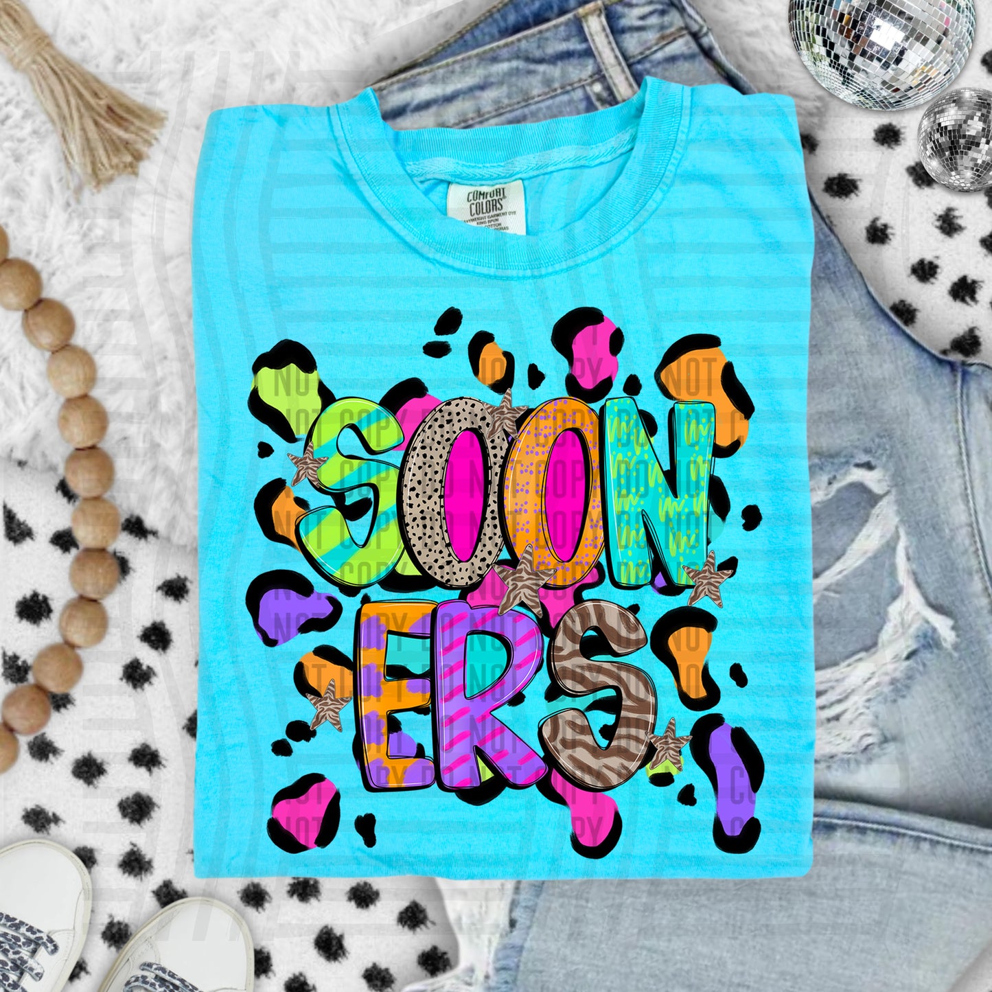 Funky Mix-Up Leopard Spot Mascots - Custom + Dropdown - 300 dpi Digital Download