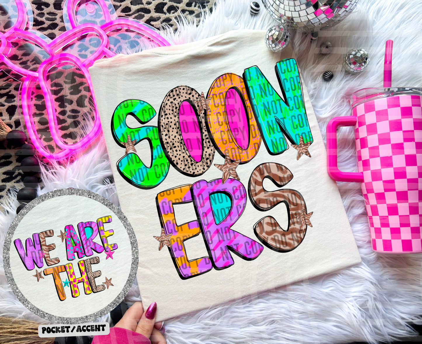 Funky Mix Up - Optional POCKET - Custom + Dropdown  - 300 dpi Digital Download