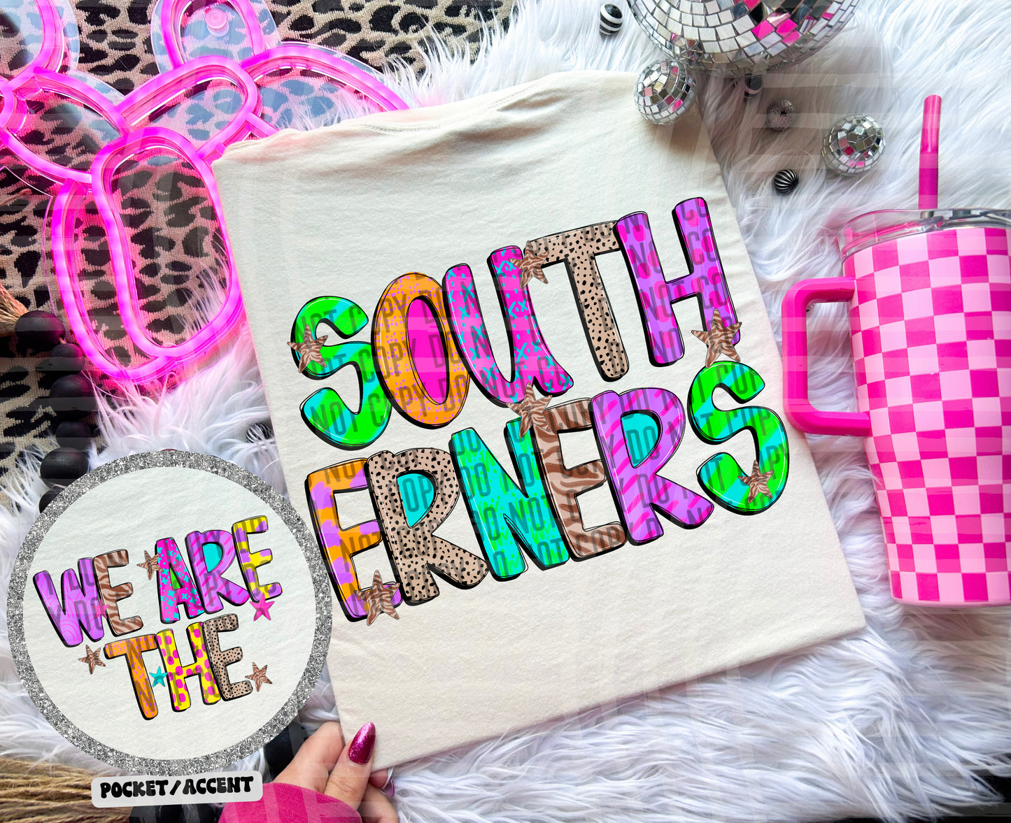 Funky Mix Up - Optional POCKET - Custom + Dropdown  - 300 dpi Digital Download