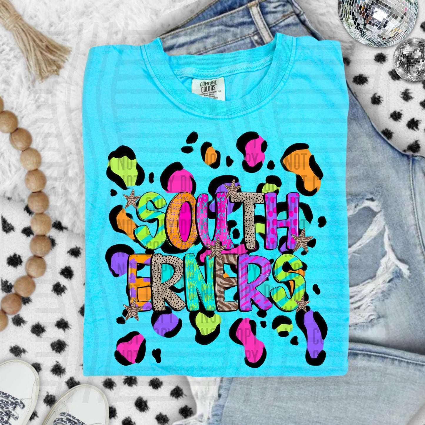 Funky Mix-Up Leopard Spot Mascots - Custom + Dropdown - 300 dpi Digital Download