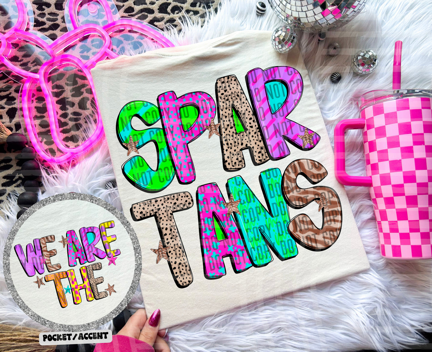 Funky Mix Up - Optional POCKET - Custom + Dropdown  - 300 dpi Digital Download