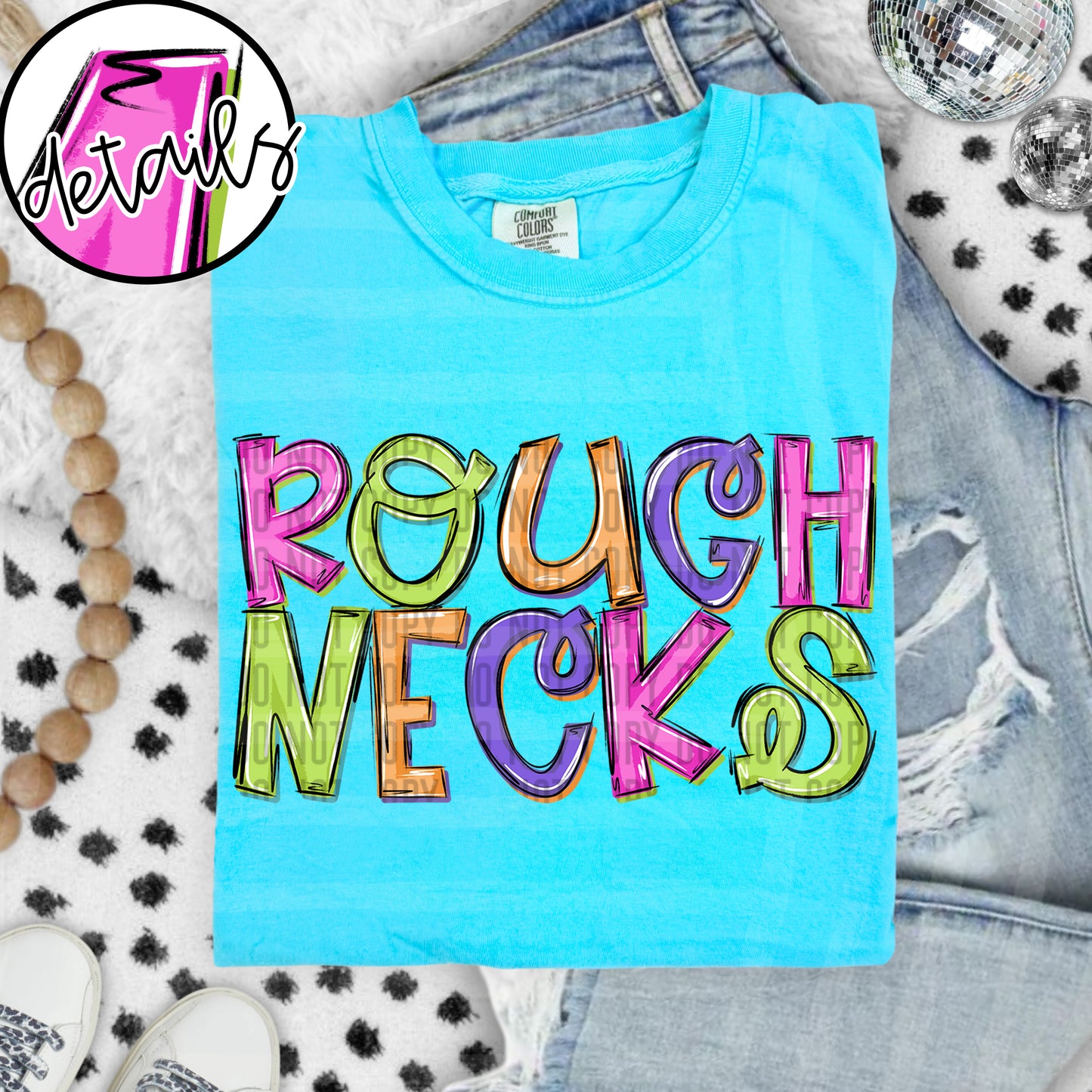 Neon Barbie Stacked - Custom + DROPDOWN - 300 DPI digital download