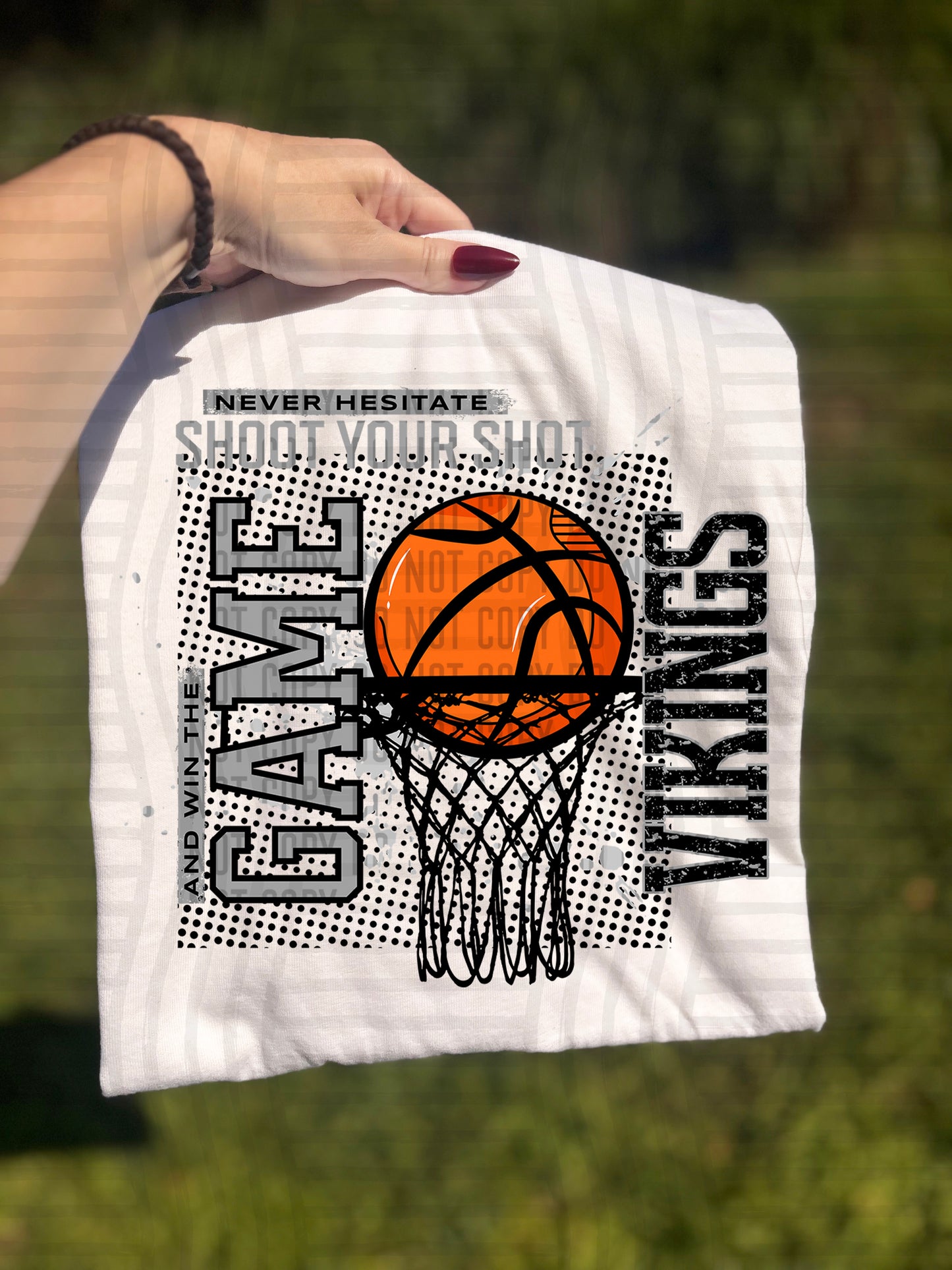 Basketball Never Hesitate - 300 dpi Digital Download